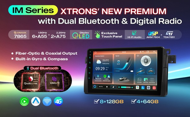 XTRONS IMH94MTVL 9.0" VOLKSWAGEN, SEAT, SKODA Multimeedia Android 14.0 Octa-Core