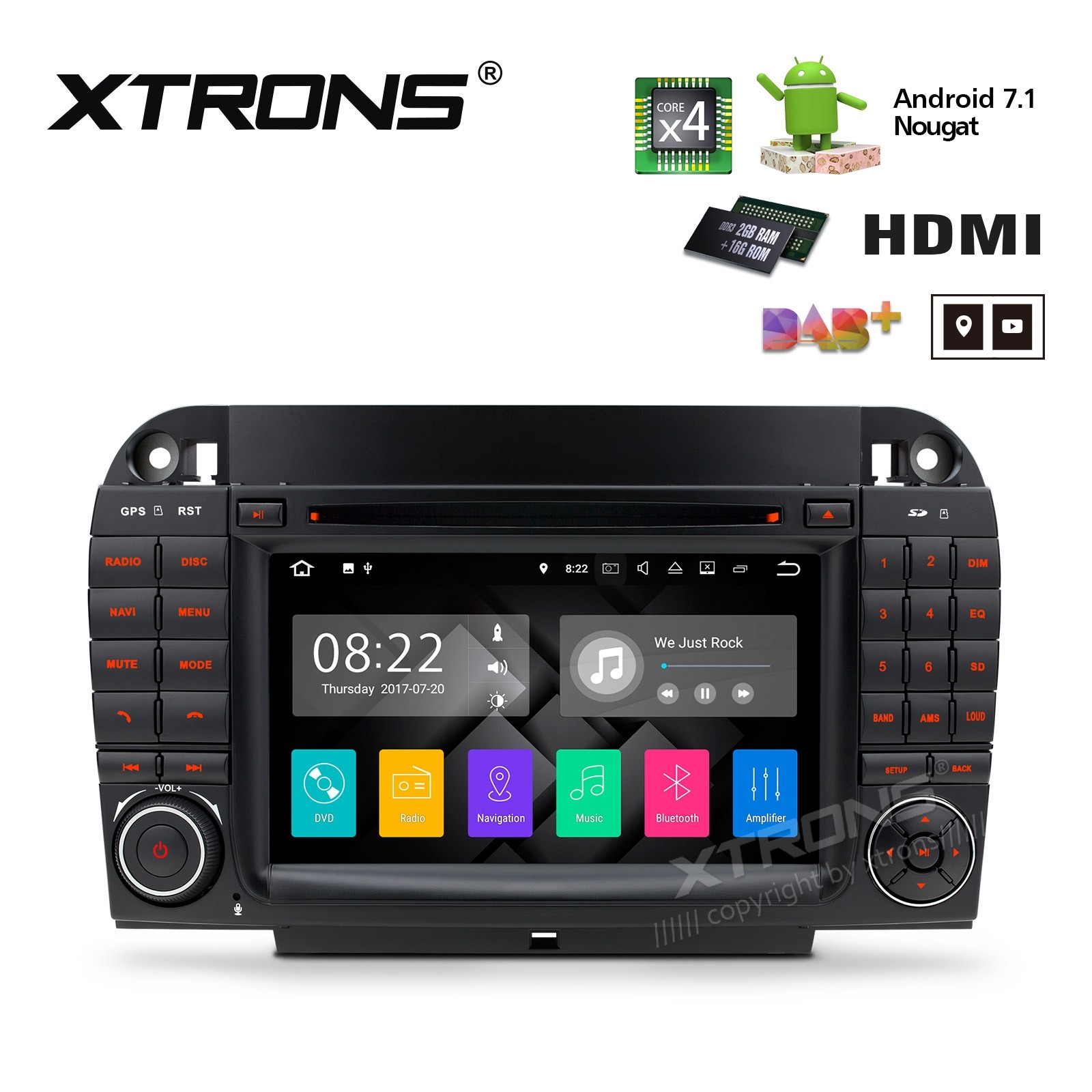 XTRONS PA77M220P