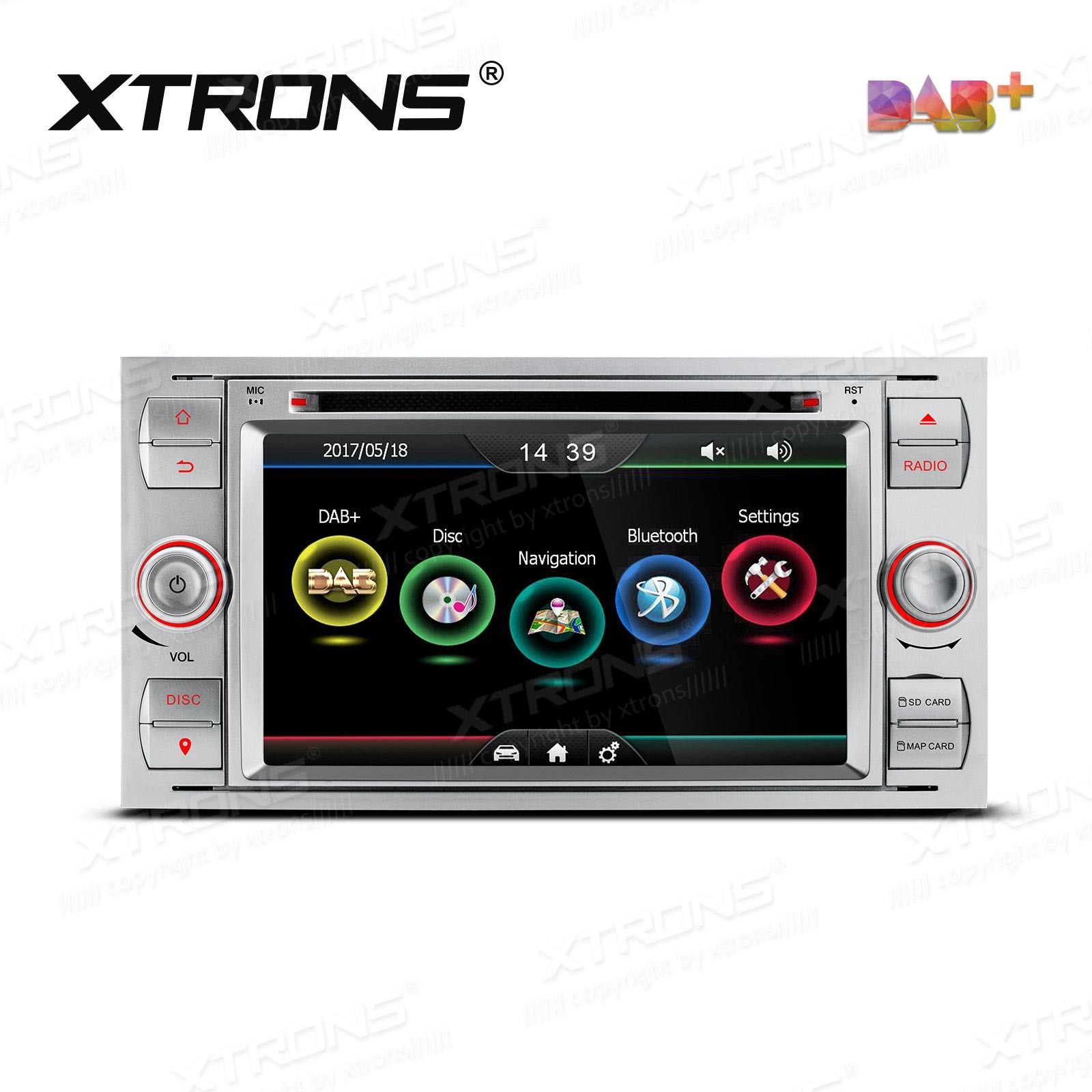 XTRONS PDAB70FSF-S