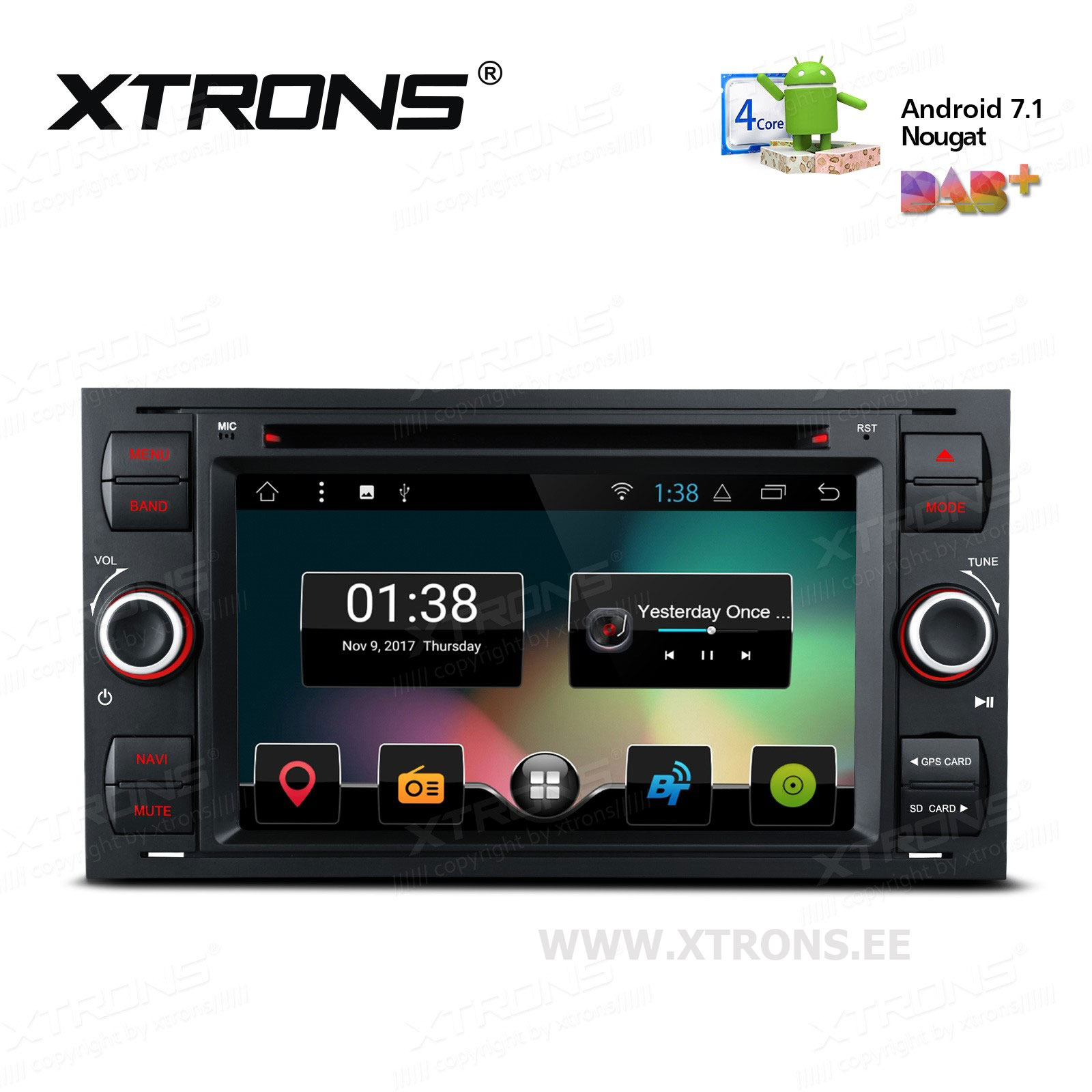 XTRONS PCD77QSF-B