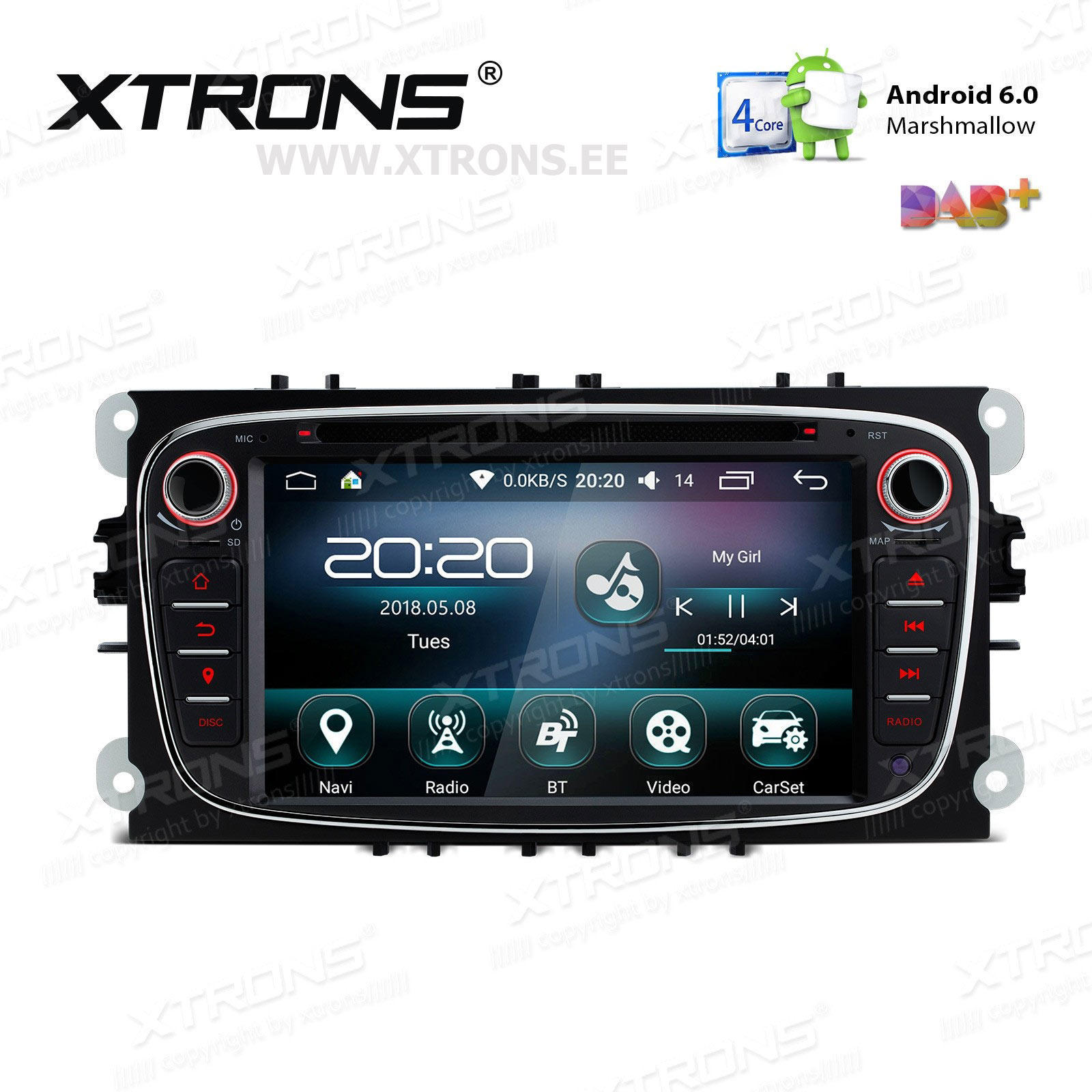 XTRONS PS76FSF-B