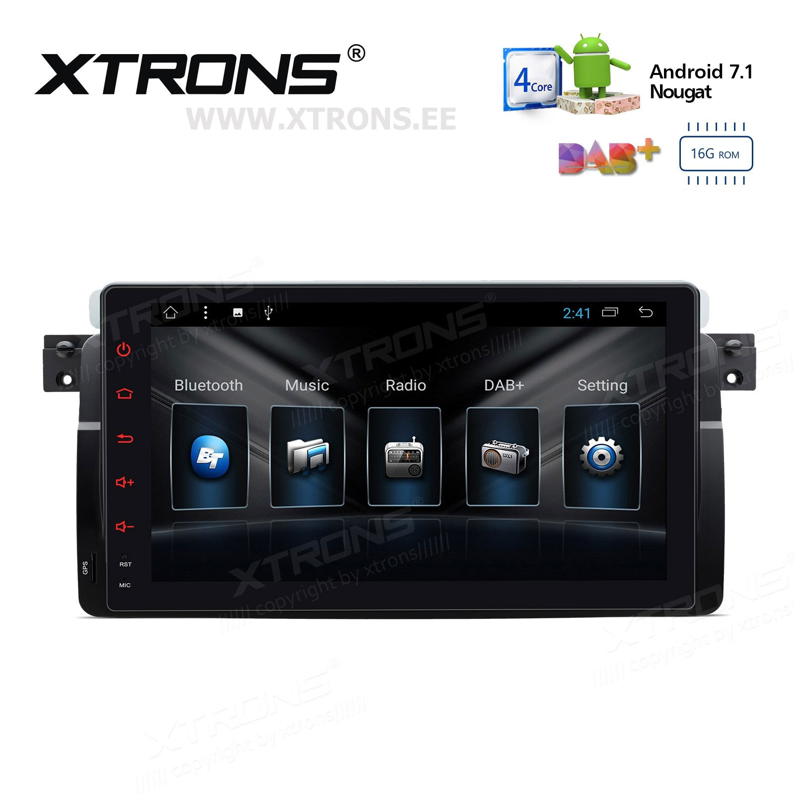 XTRONS PCD9746BL