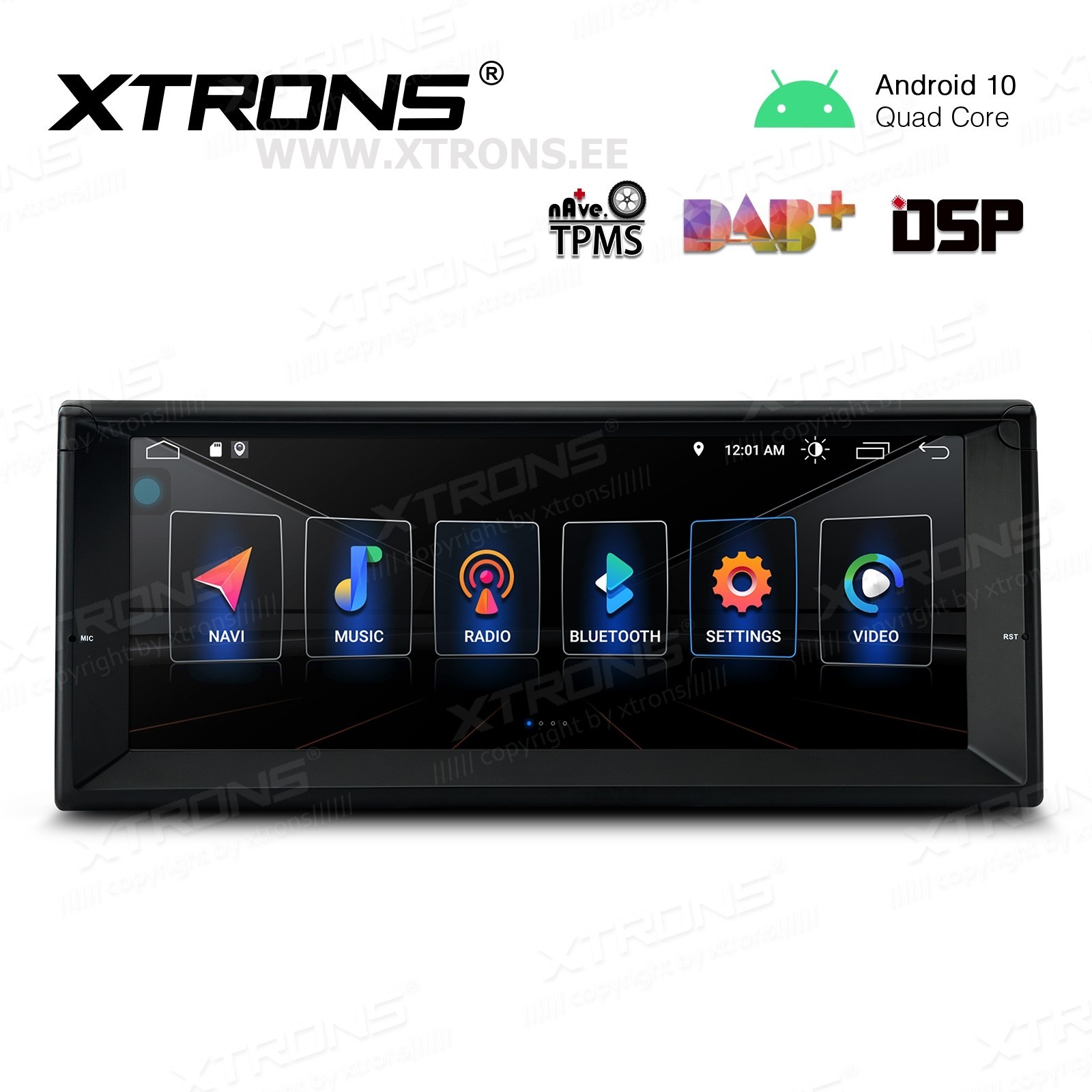 XTRONS PSD1039BL