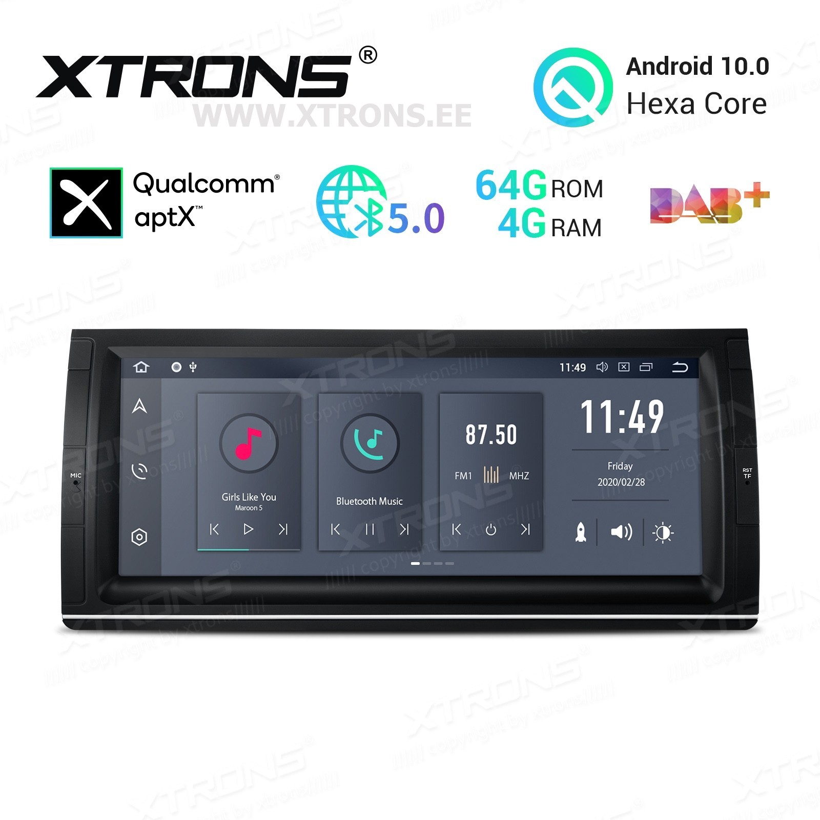 XTRONS PQ1053BL