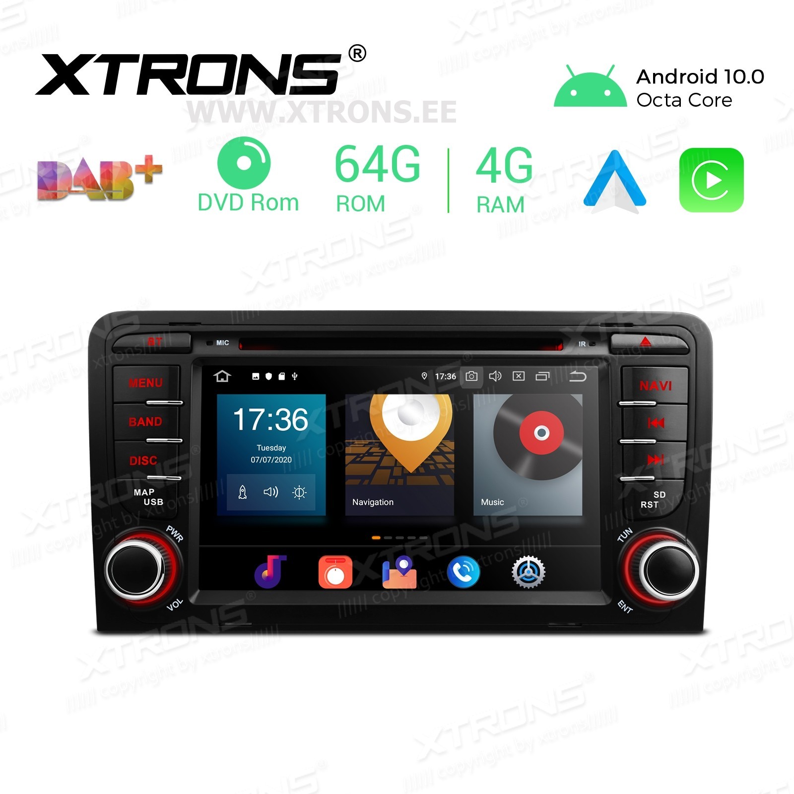XTRONS PBX70AA3