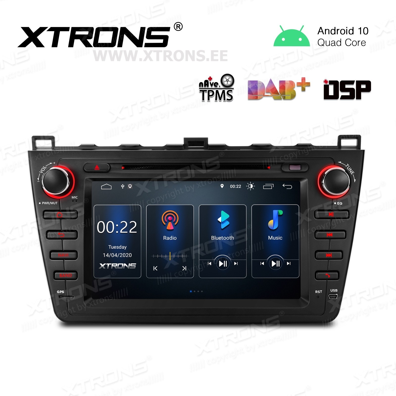 XTRONS PSD80M6M