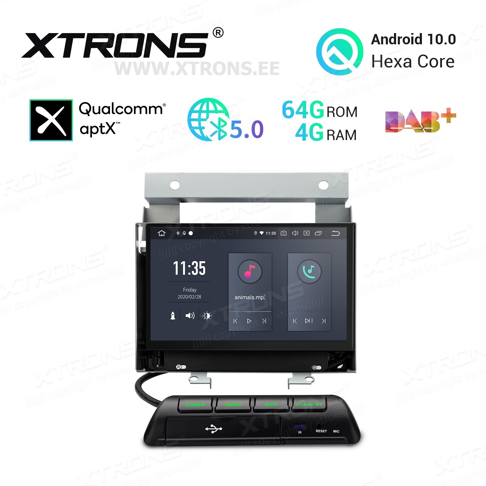 XTRONS PQ70DLRL