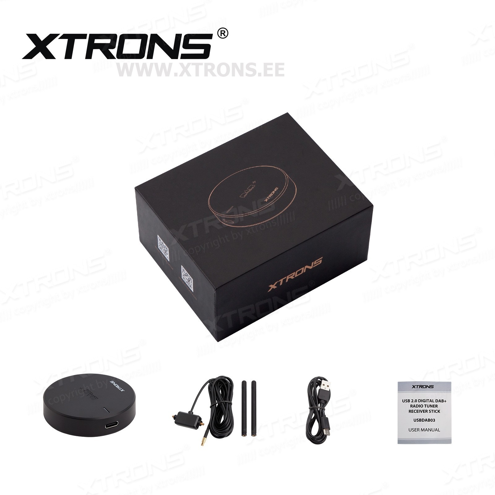 XTRONS USBDAB03 USB 2.0 DAB Digiraadio tuuner XTRONS.EE