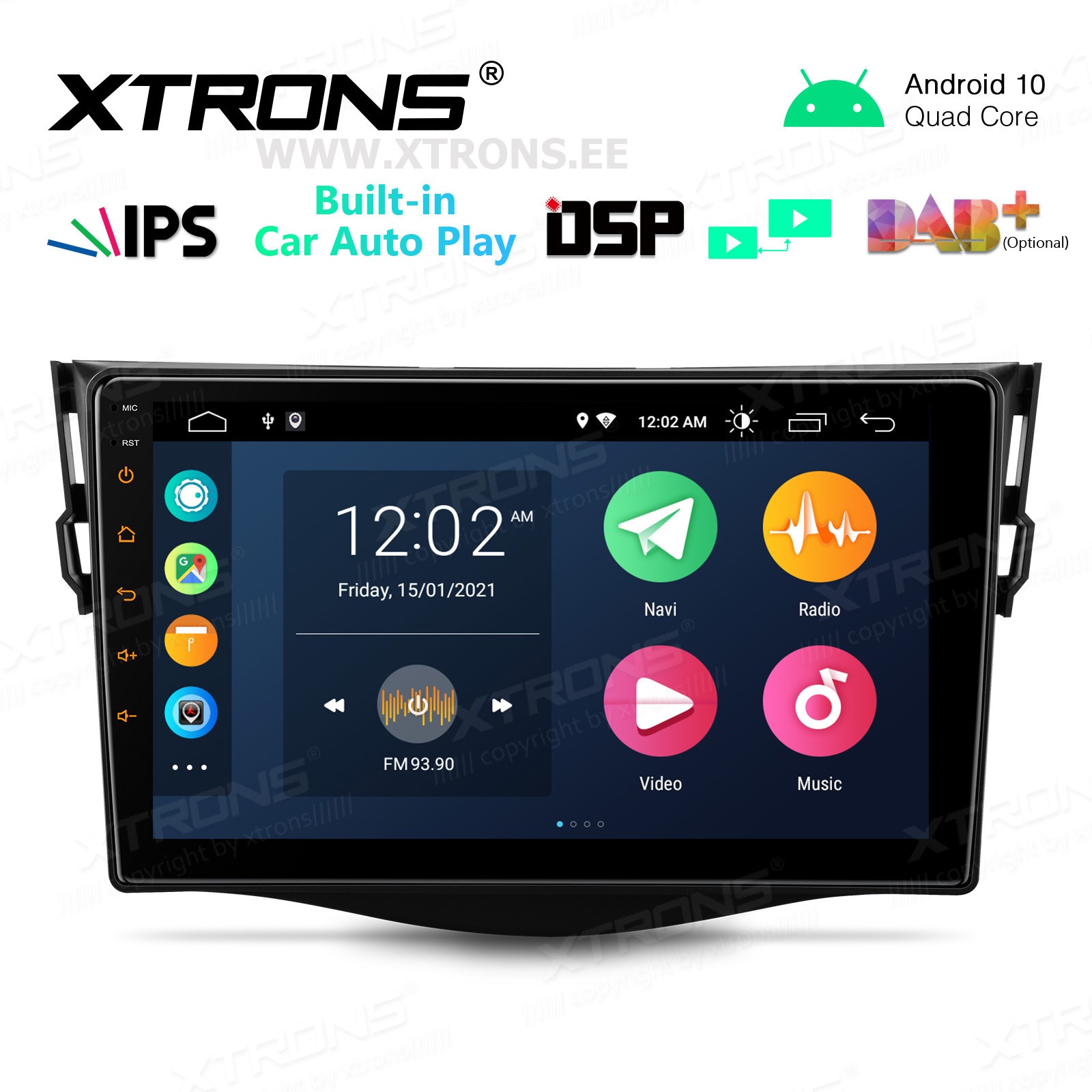 XTRONS PSP90RVT