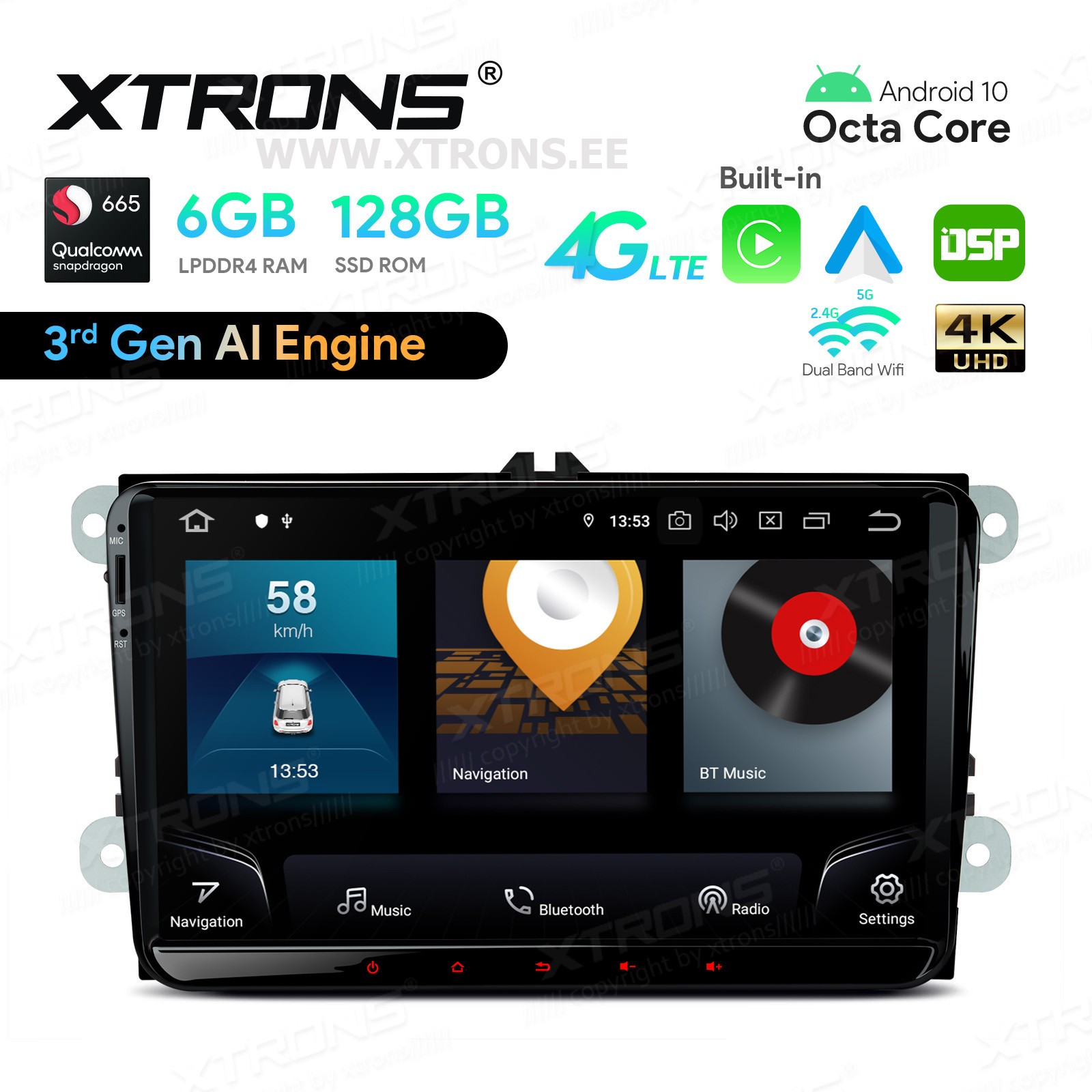 XTRONS IQ90MTVL