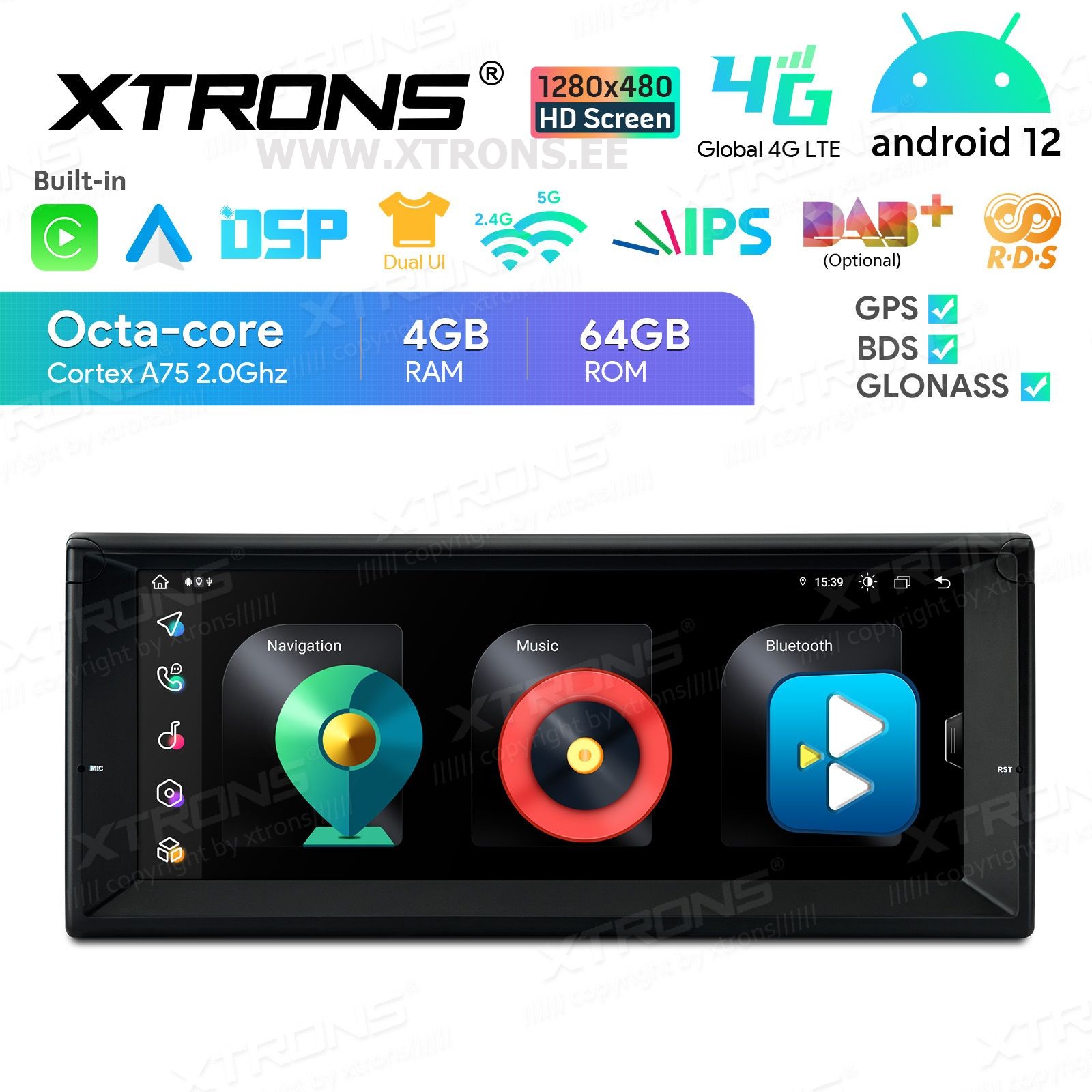 XTRONS IA1239BLH