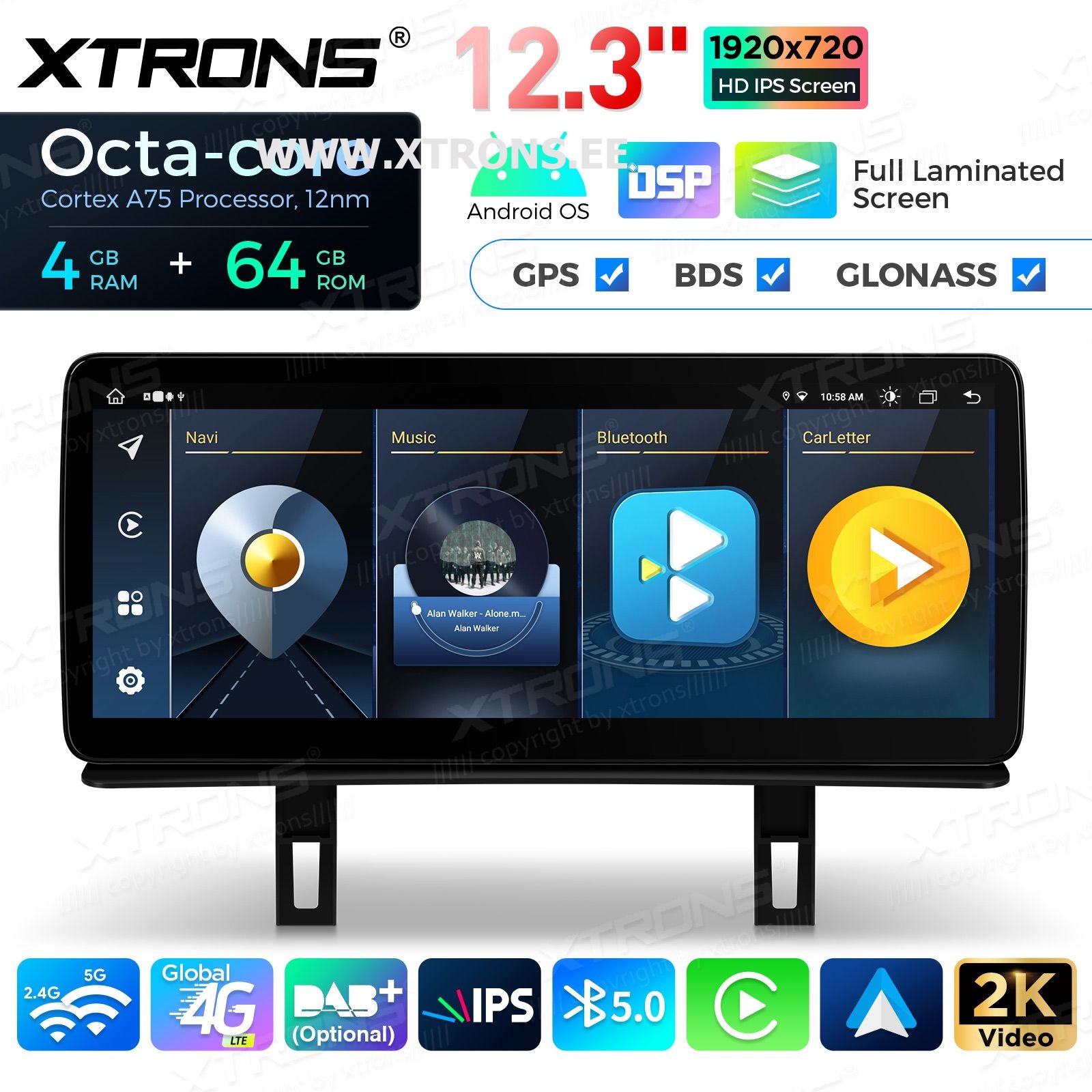 XTRONS QLB22CIB12E87C