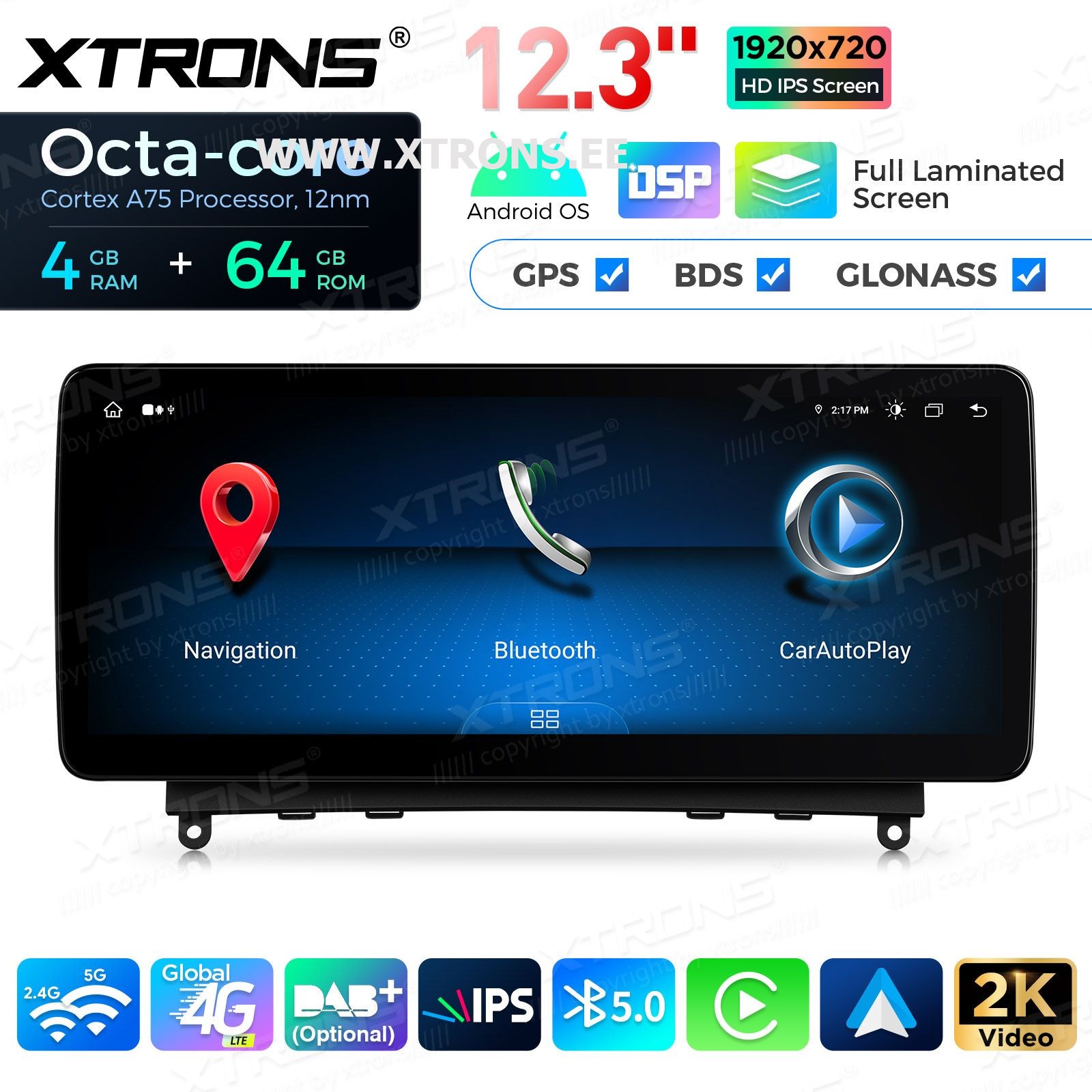 XTRONS QLM2240M12C40