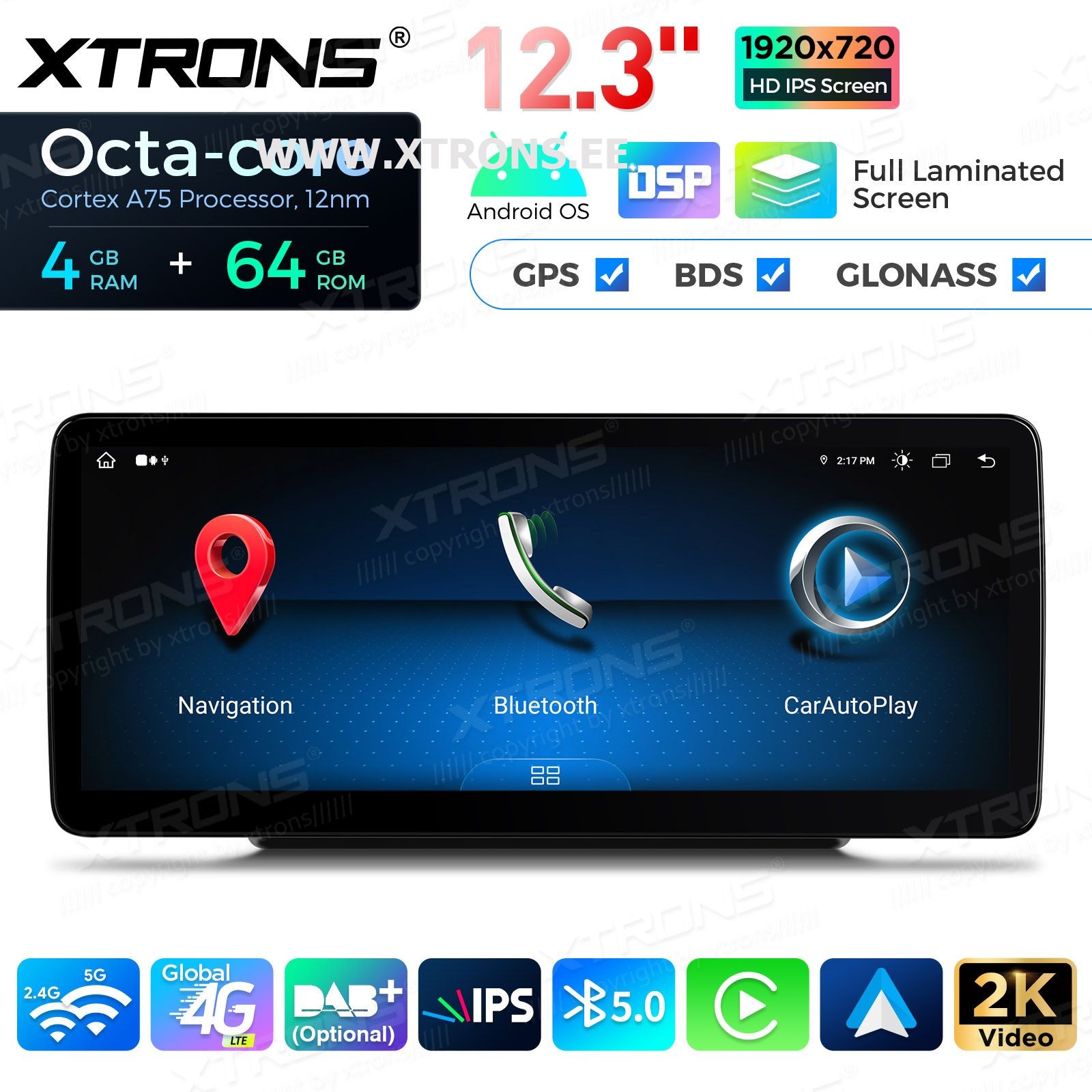 XTRONS QLM2250M12C5