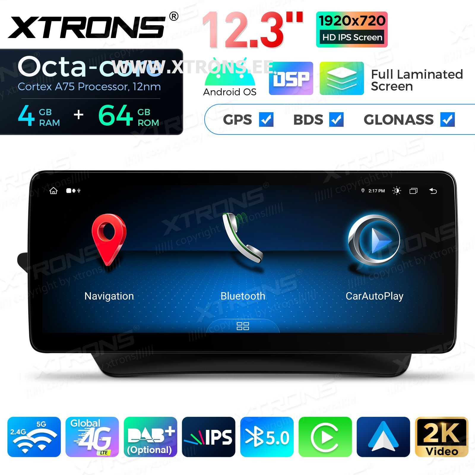 XTRONS QLM2245M12ECL