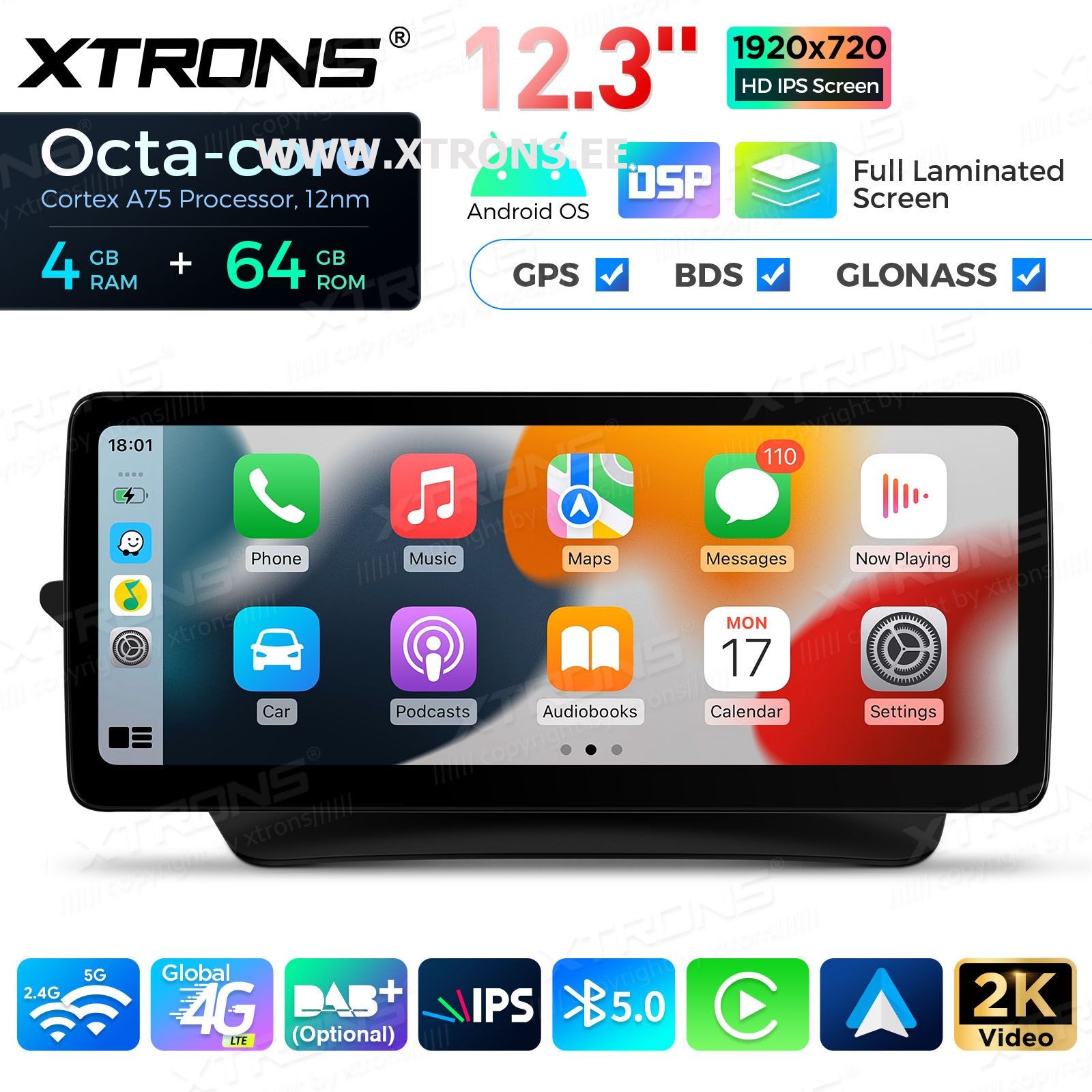 XTRONS QLM2250M12ECL