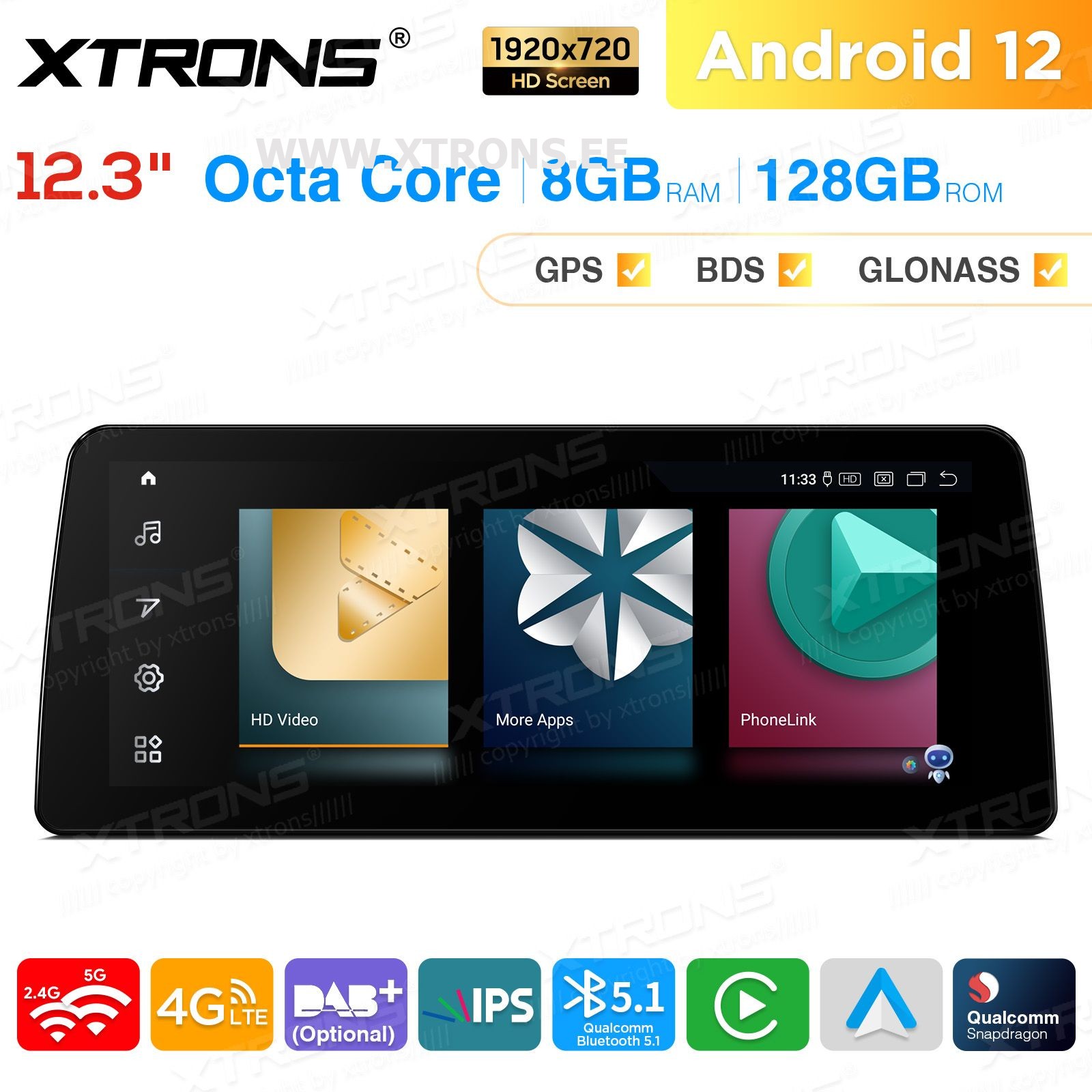 XTRONS QXB22CIB12E60