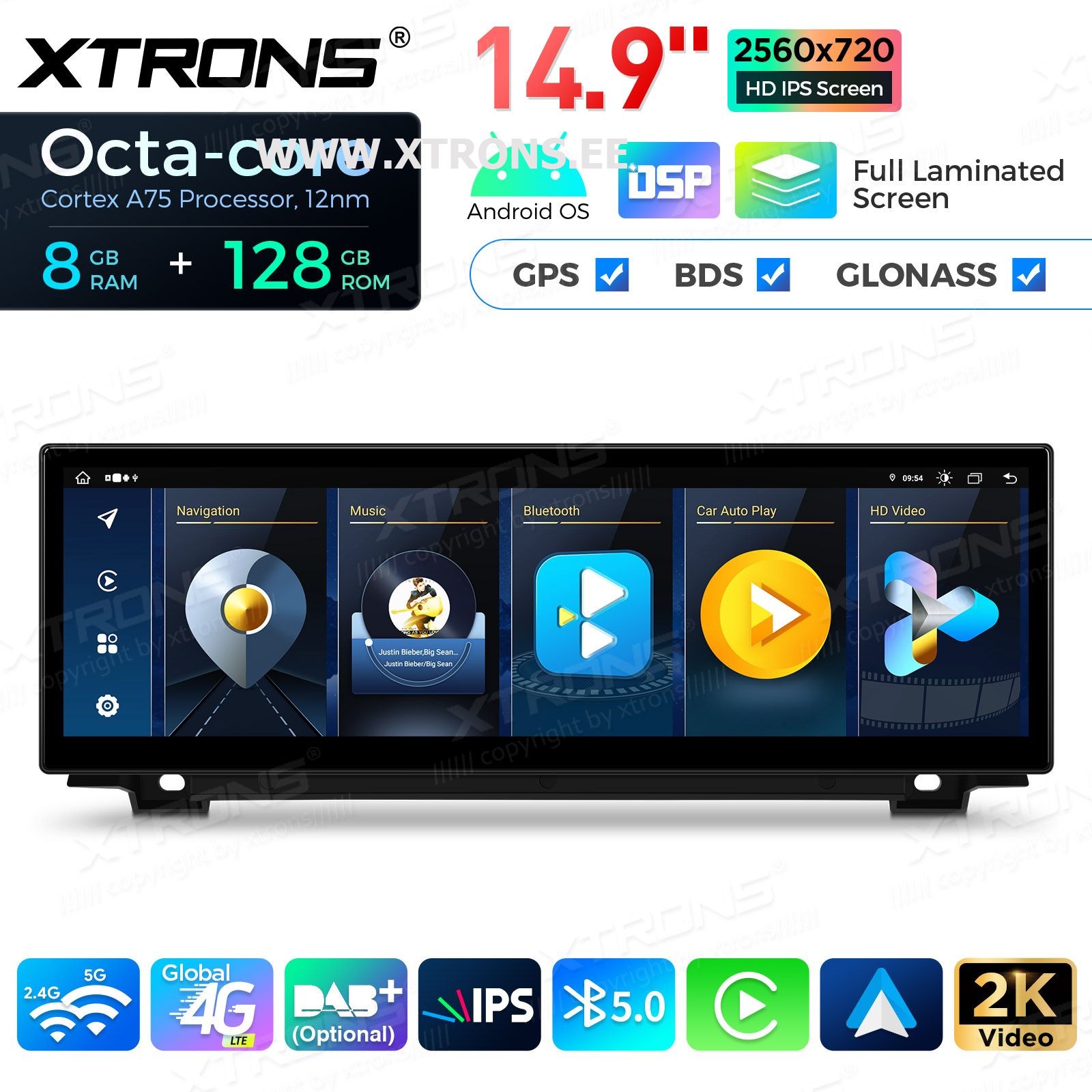 XTRONS QLBH44FVNB