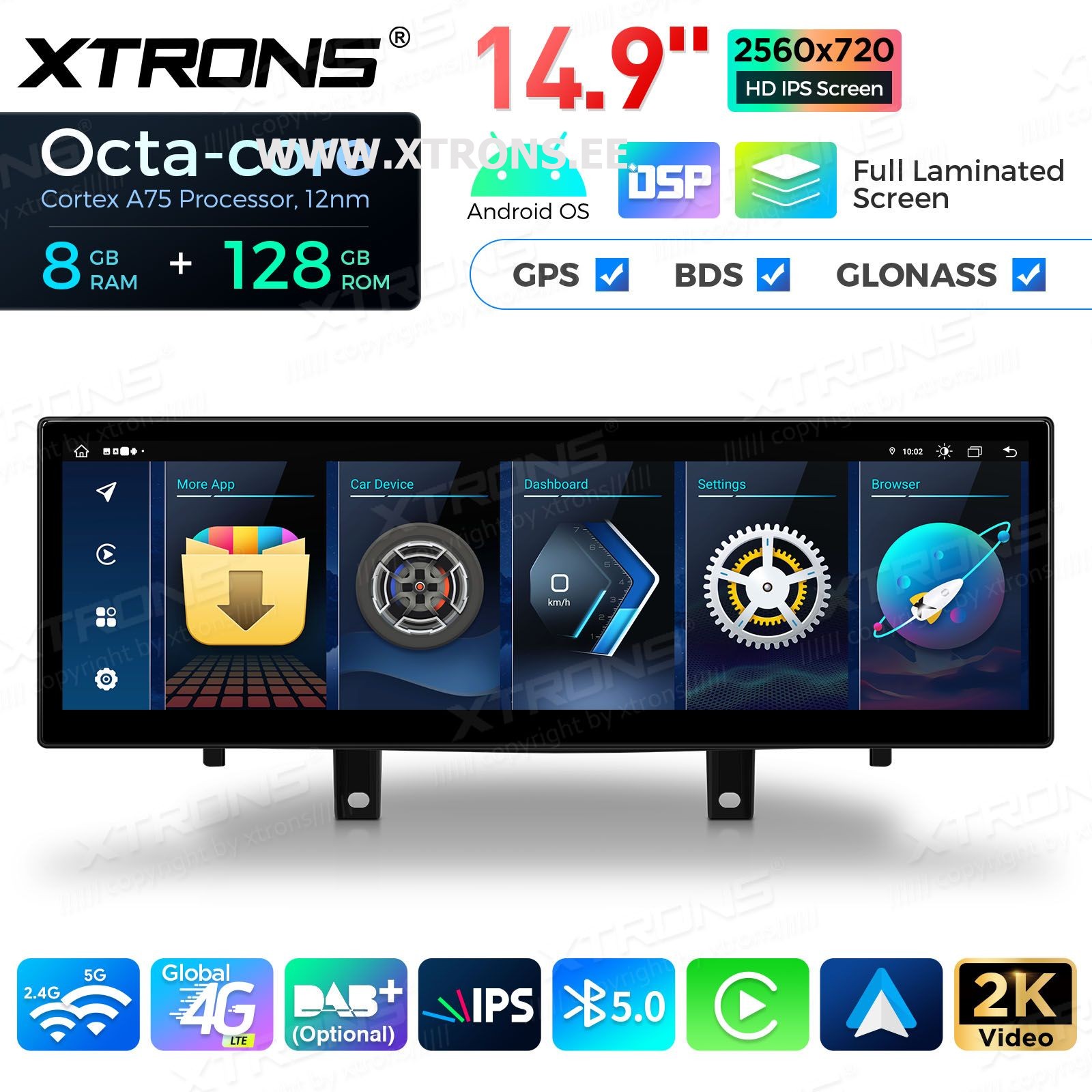 XTRONS QLBH44X5NB
