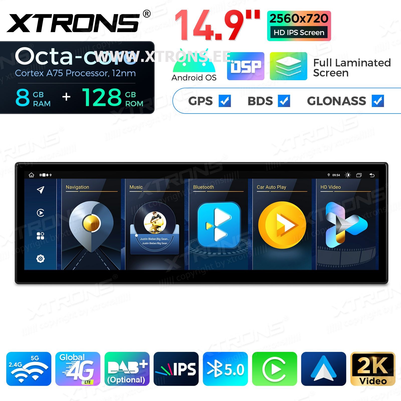 XTRONS QLBH4463CC