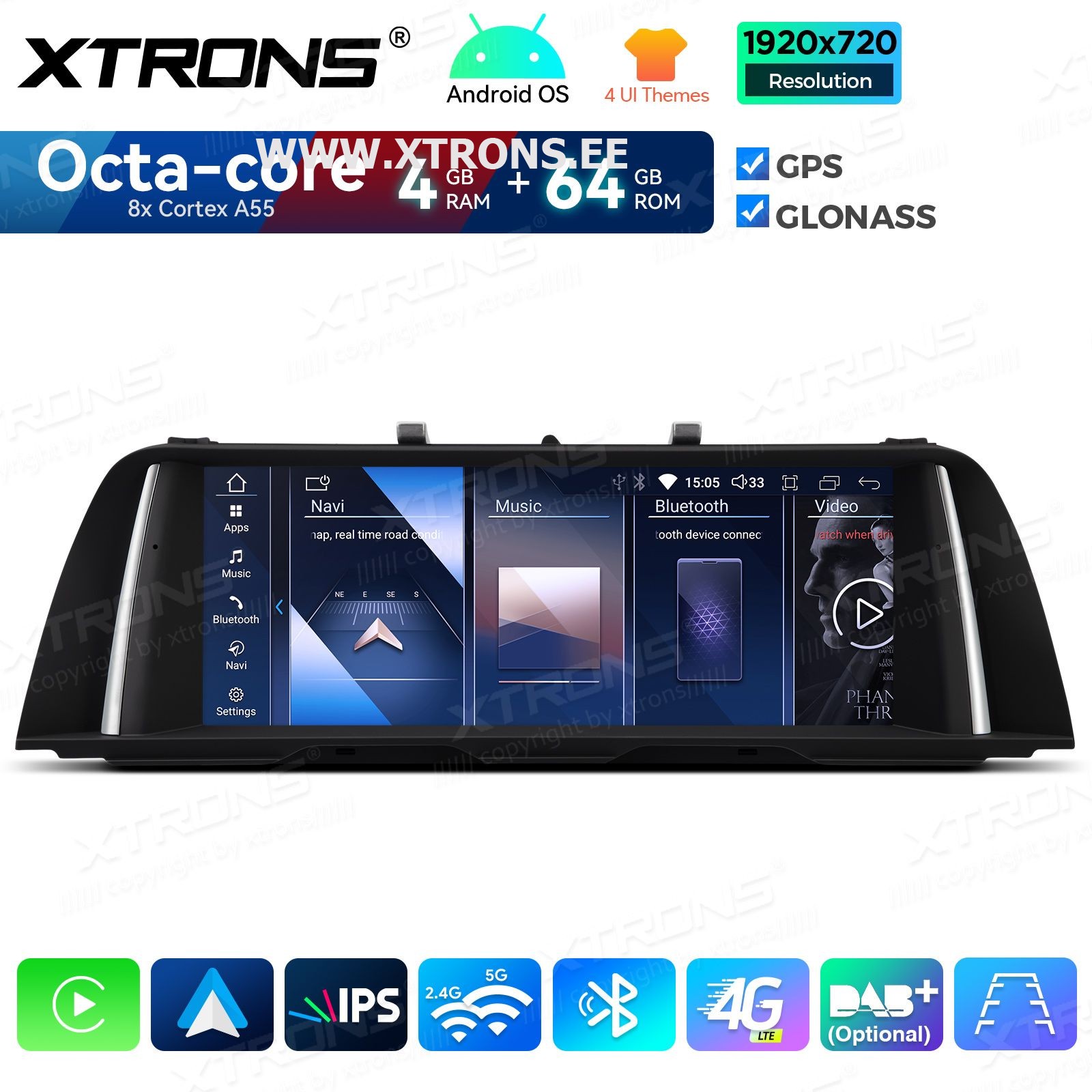 XTRONS QDB10FVNB