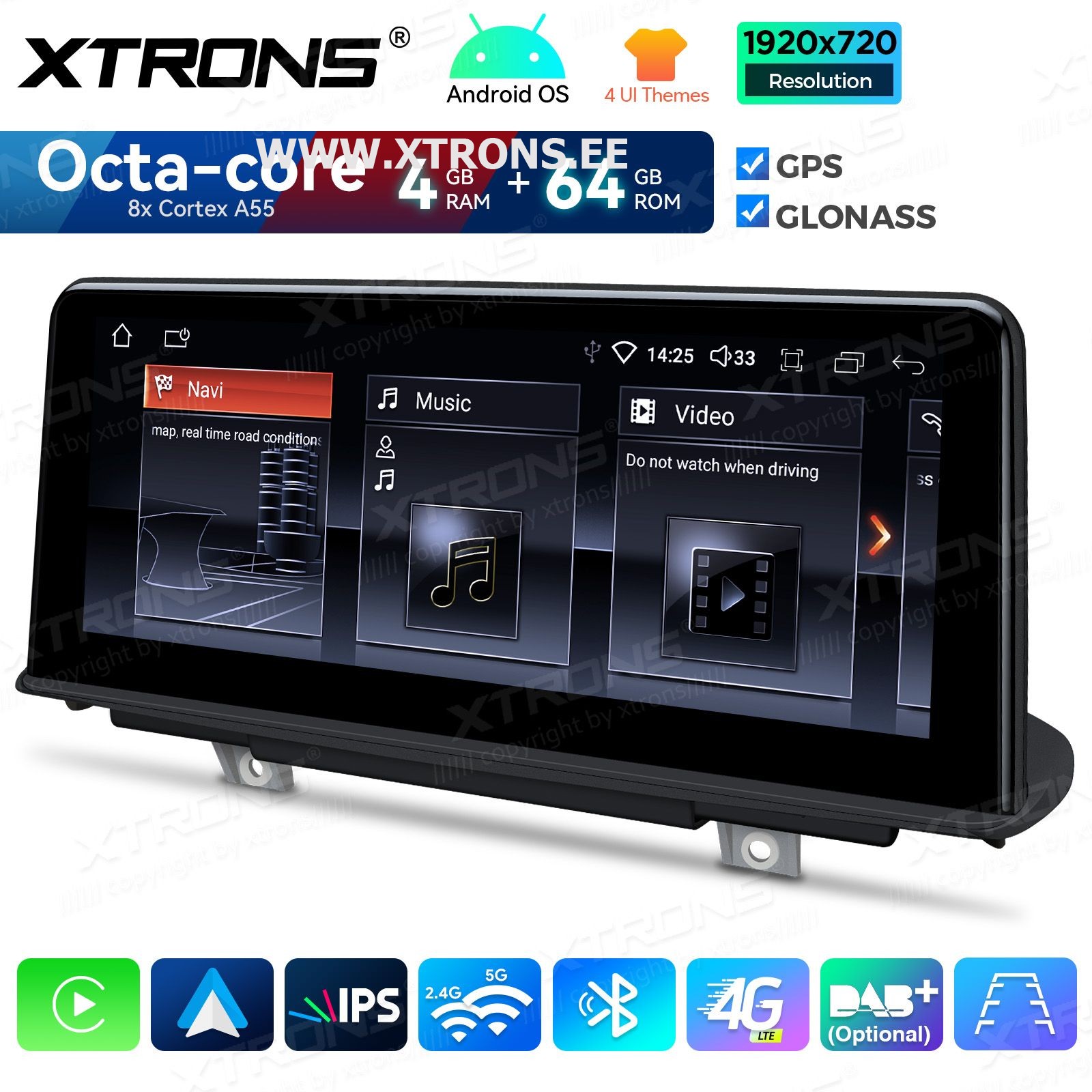 XTRONS QDB10X5NB