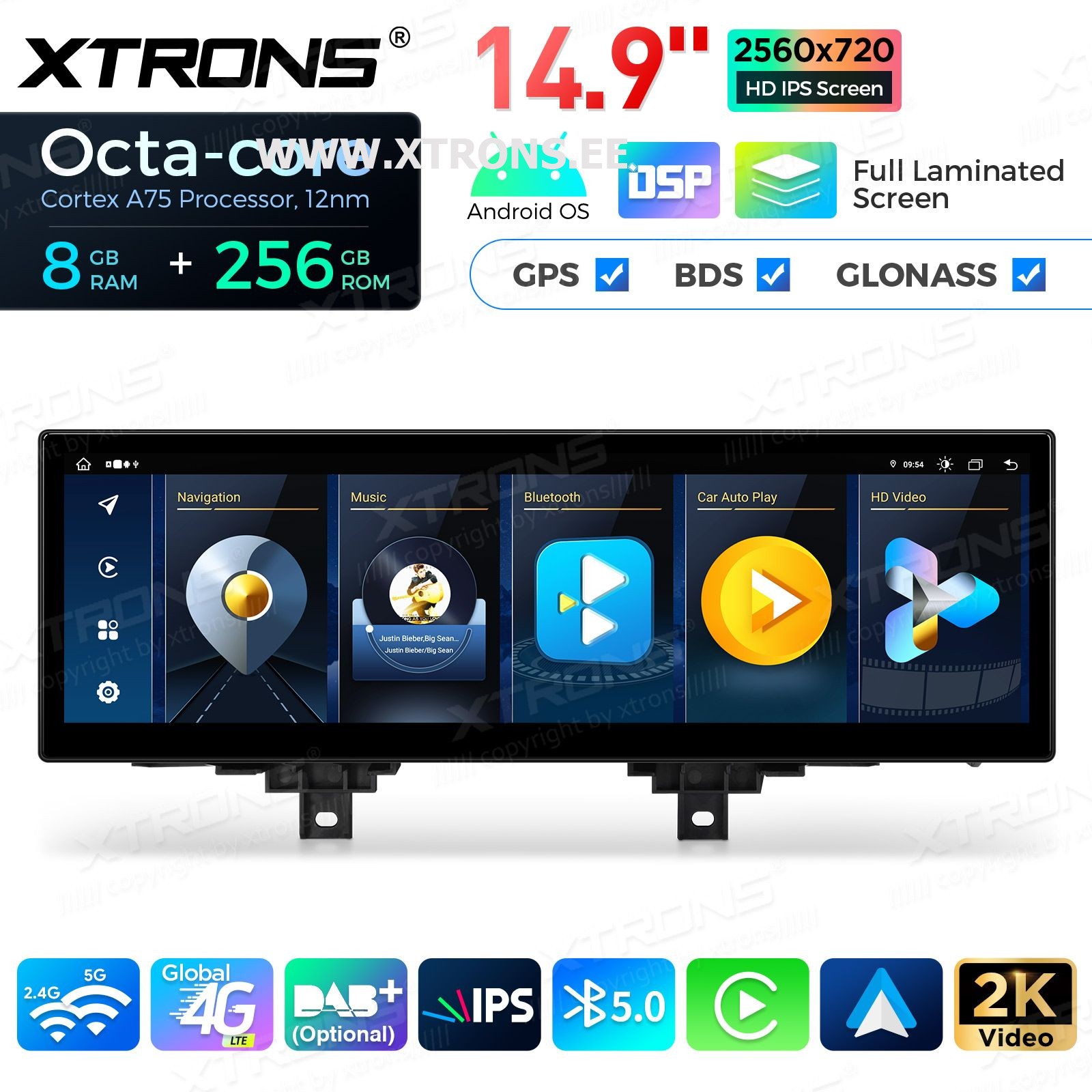 XTRONS QLBX44THNBL