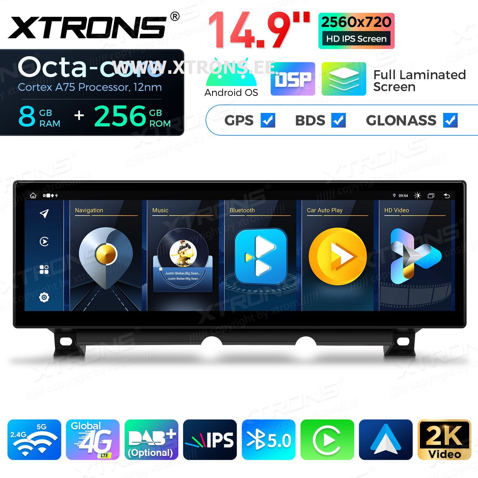 XTRONS QLBX44NBSVL