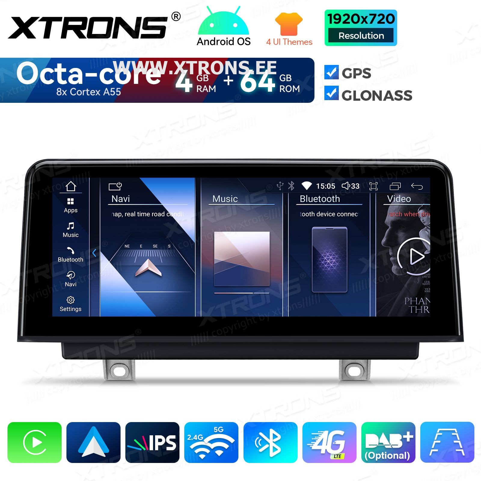 XTRONS QDB10NBNEL