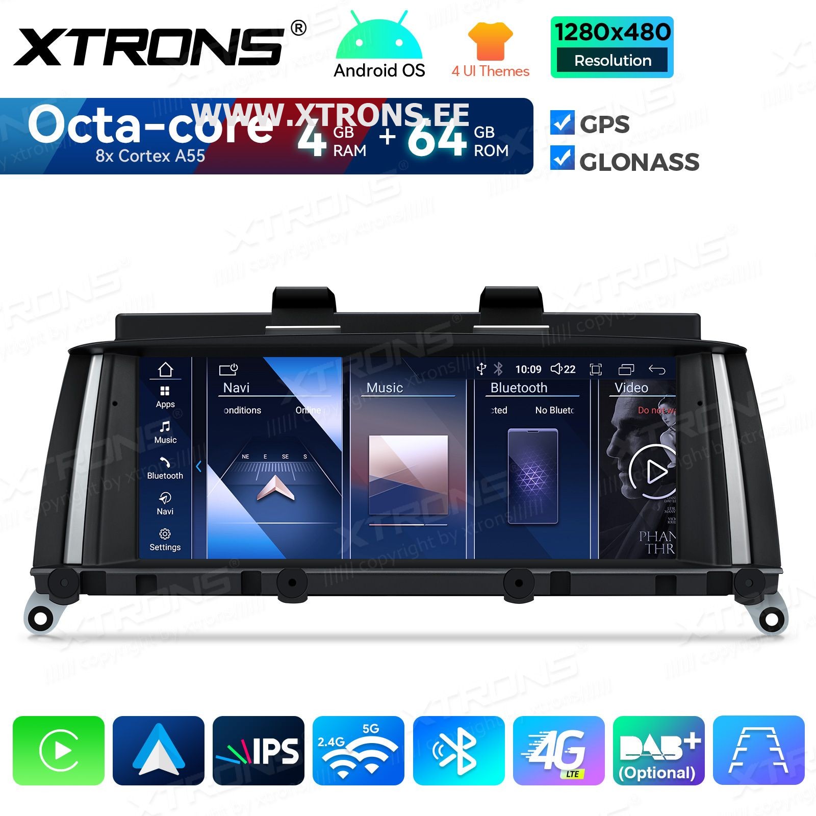 XTRONS QDB80X3NB