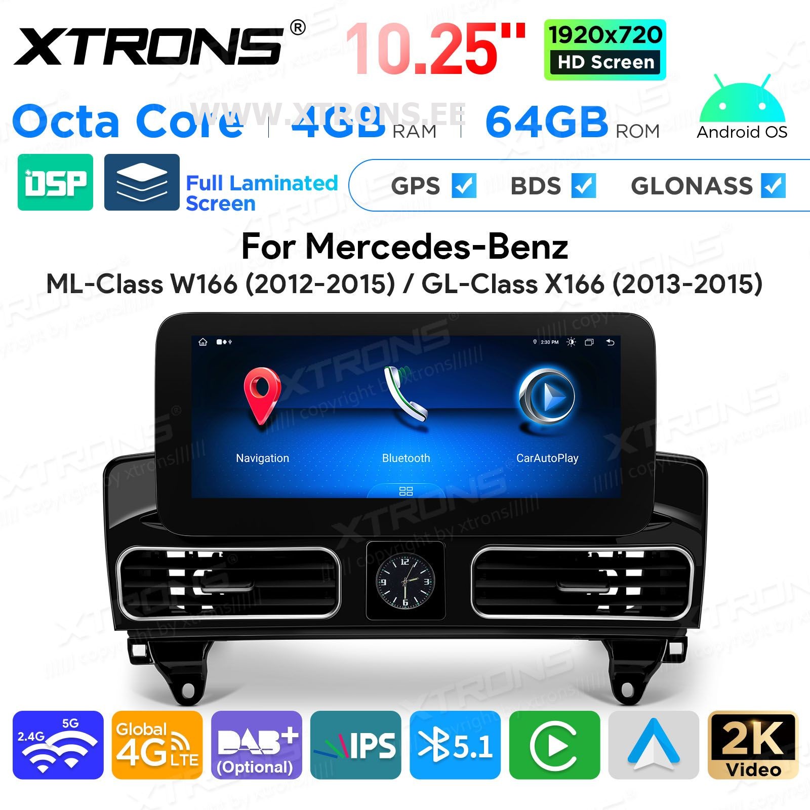 XTRONS QAMS1445M12ML45