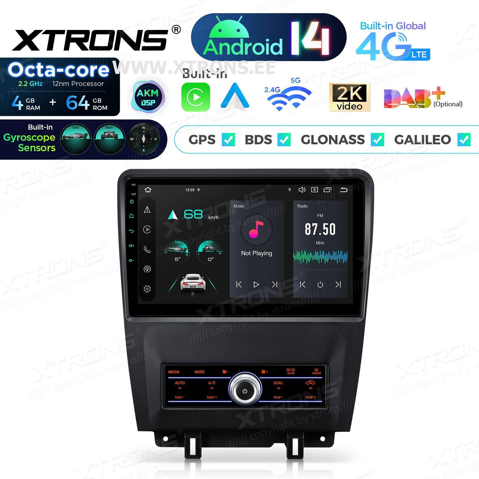 XTRONS PXP14MTFGS