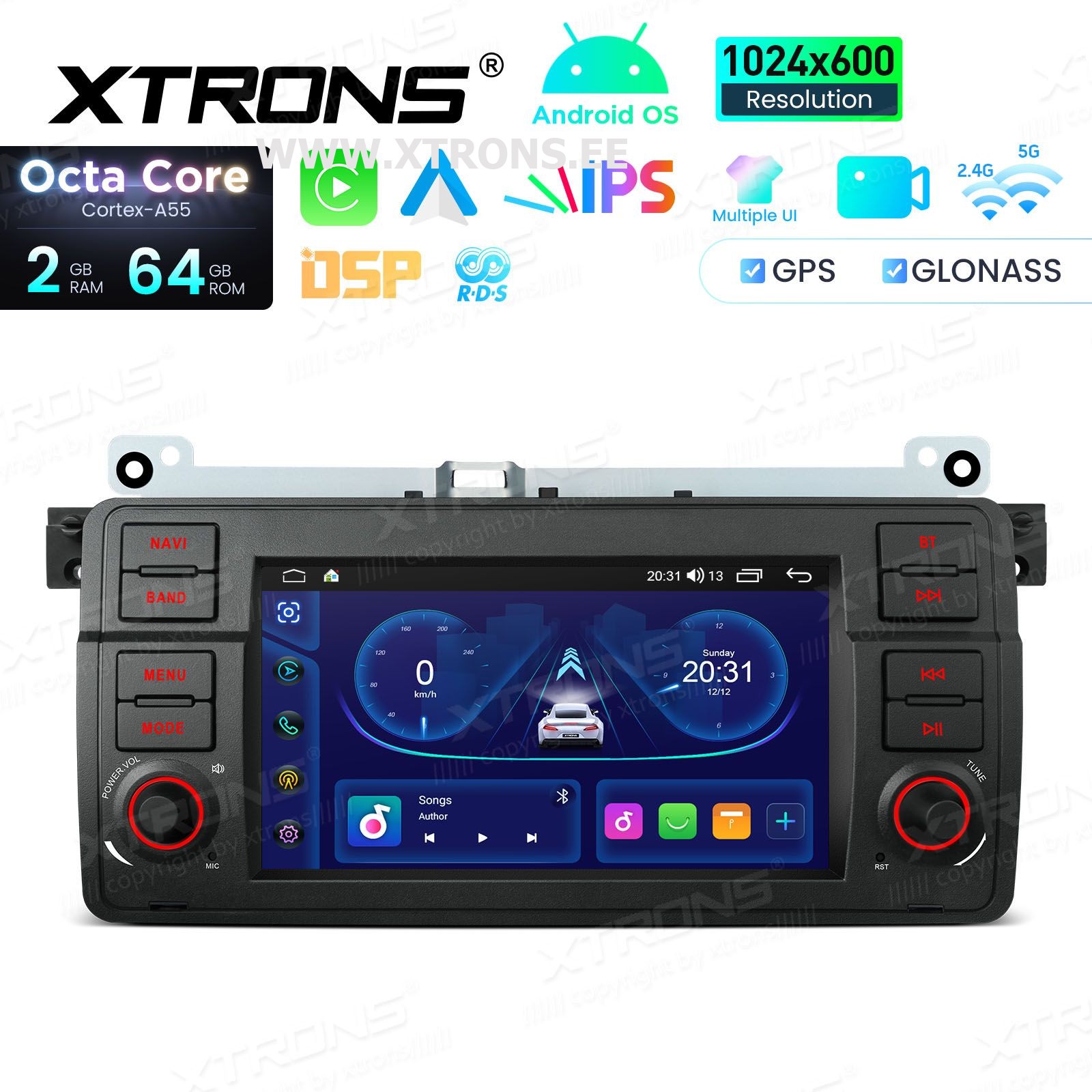 XTRONS IDS7046BL