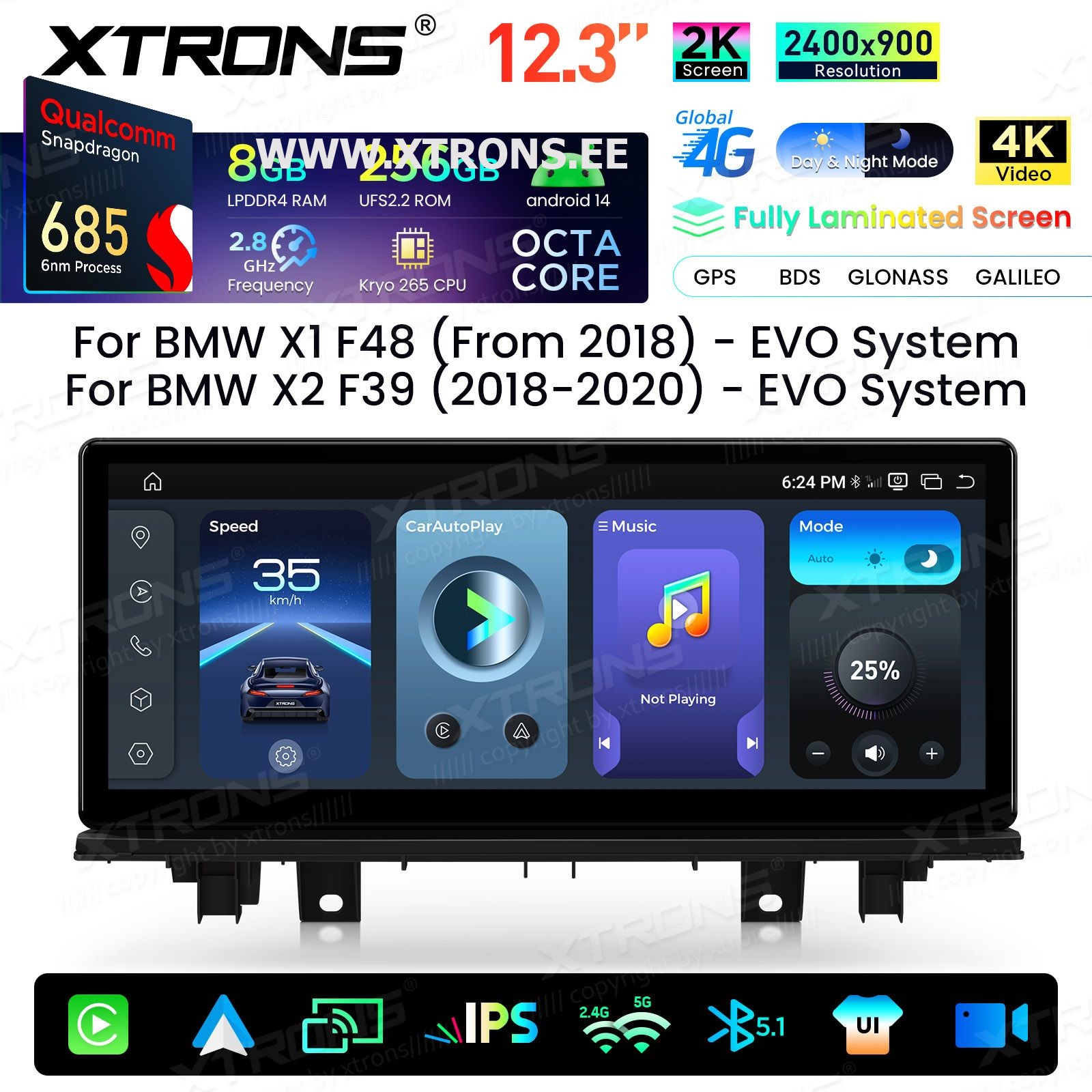 XTRONS QWBX24EVB12X1N