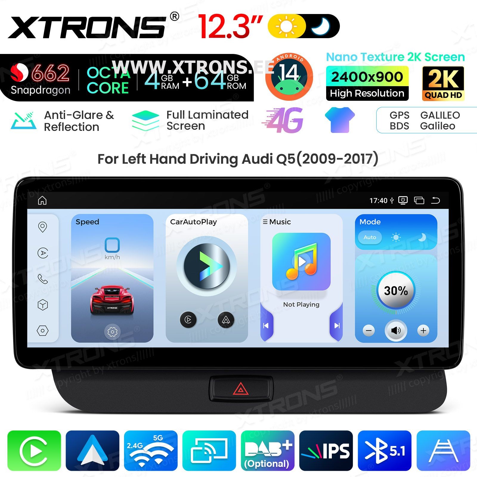 XTRONS QBA24Q5HL
