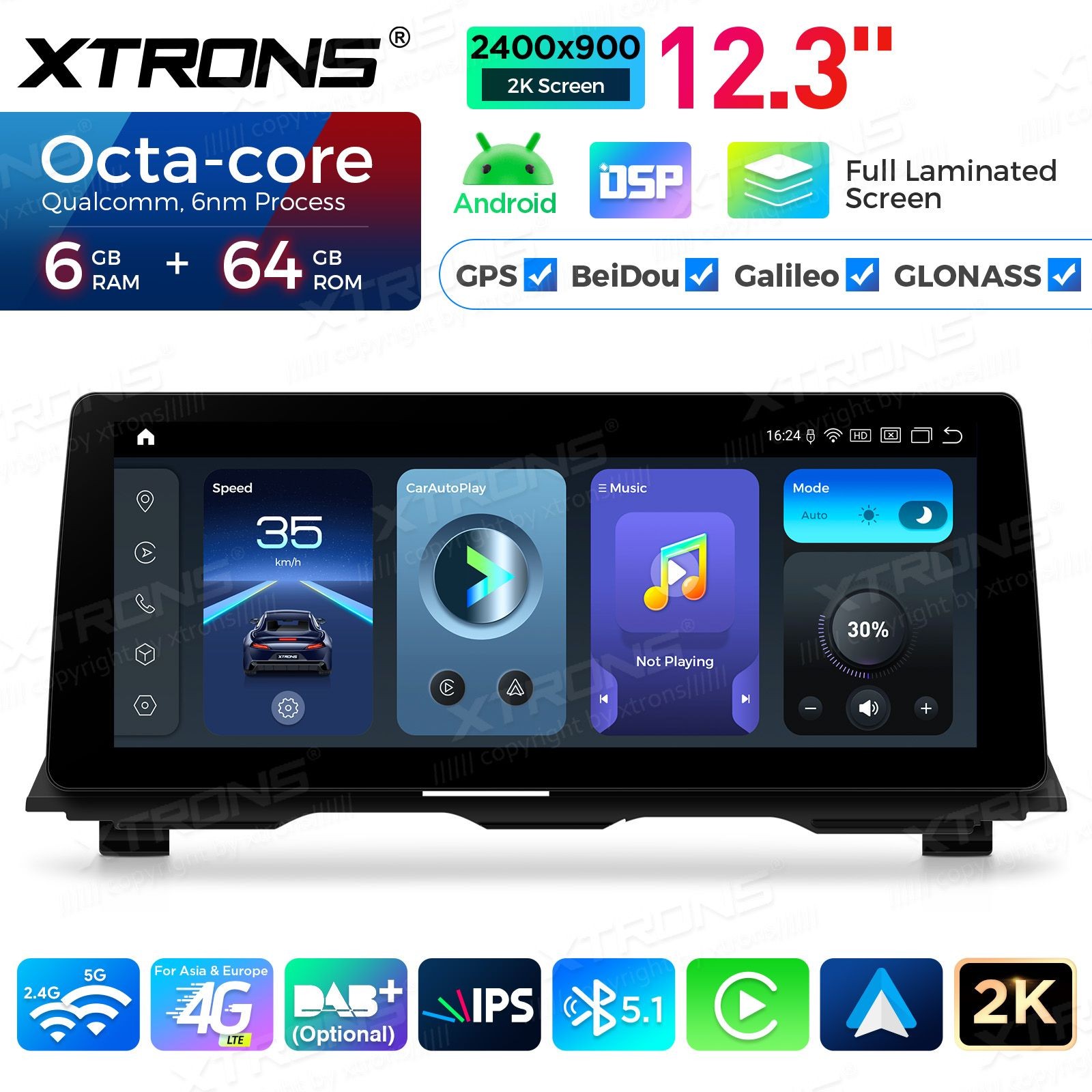 XTRONS QGBS25NB12FV