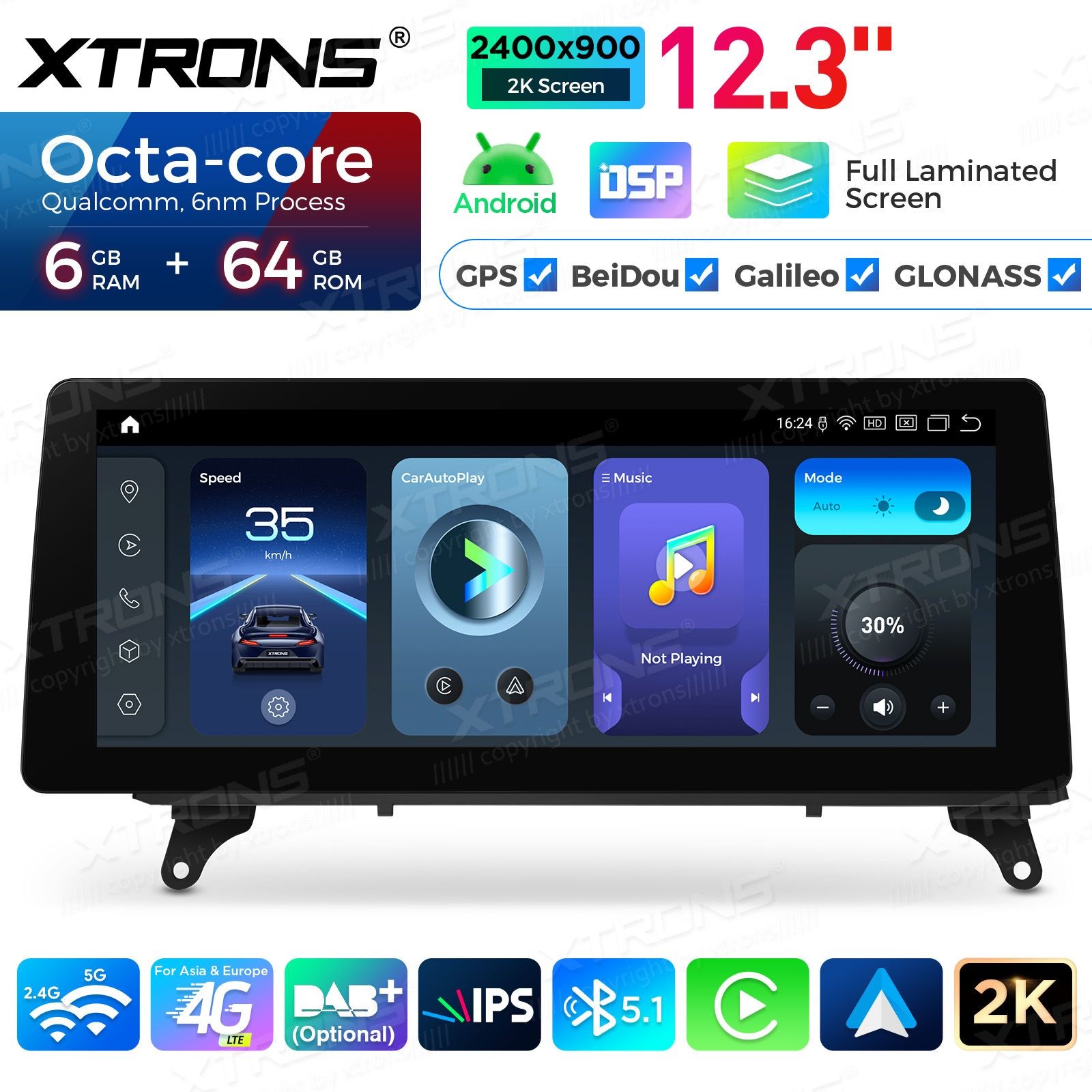 XTRONS QGBS25CCB12X5L