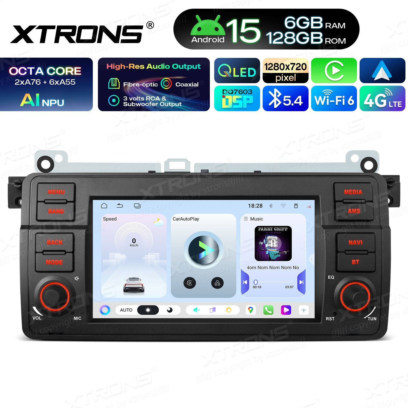 XTRONS UAH7546BL