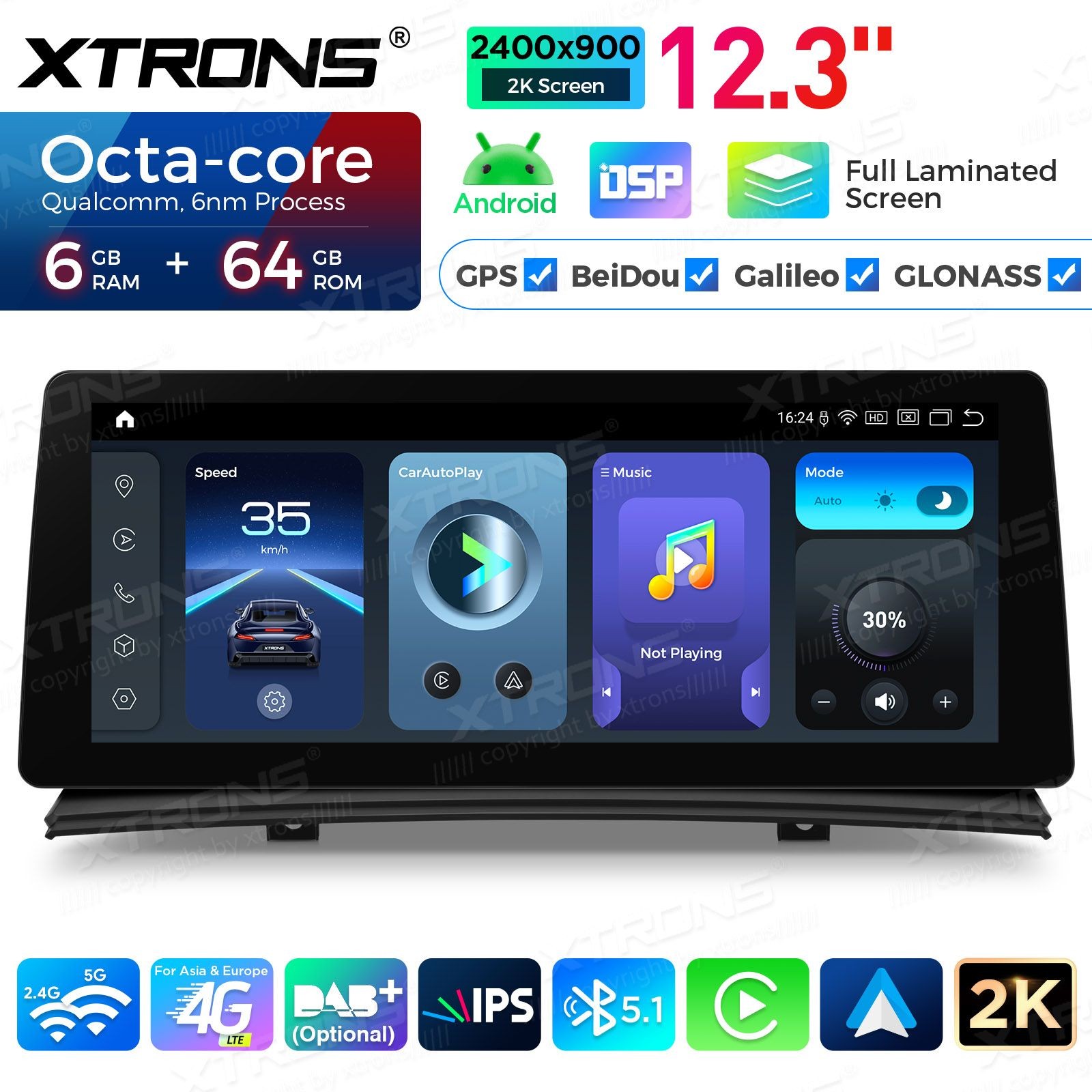 XTRONS QGBS25X3MK