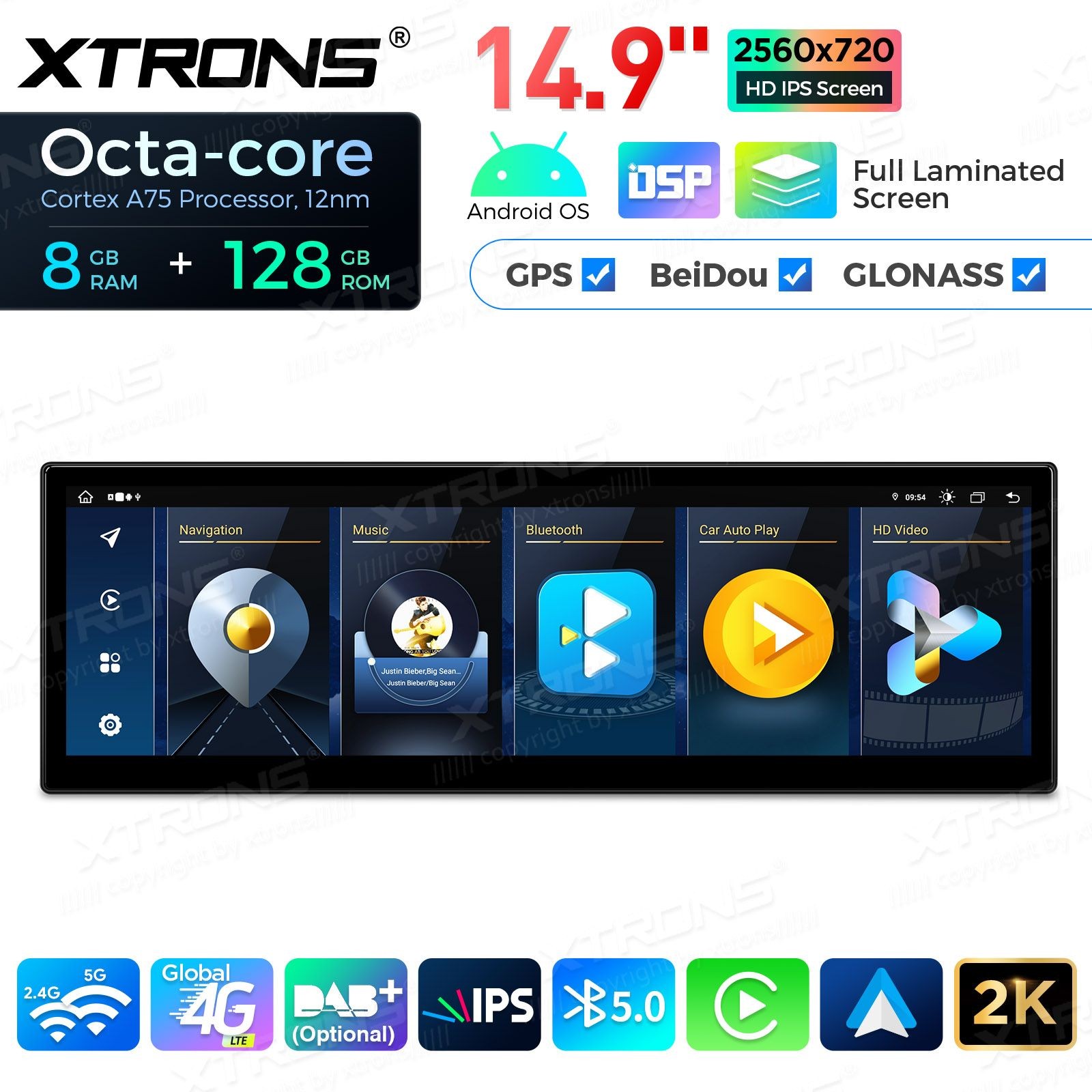 XTRONS QLBH4460CI