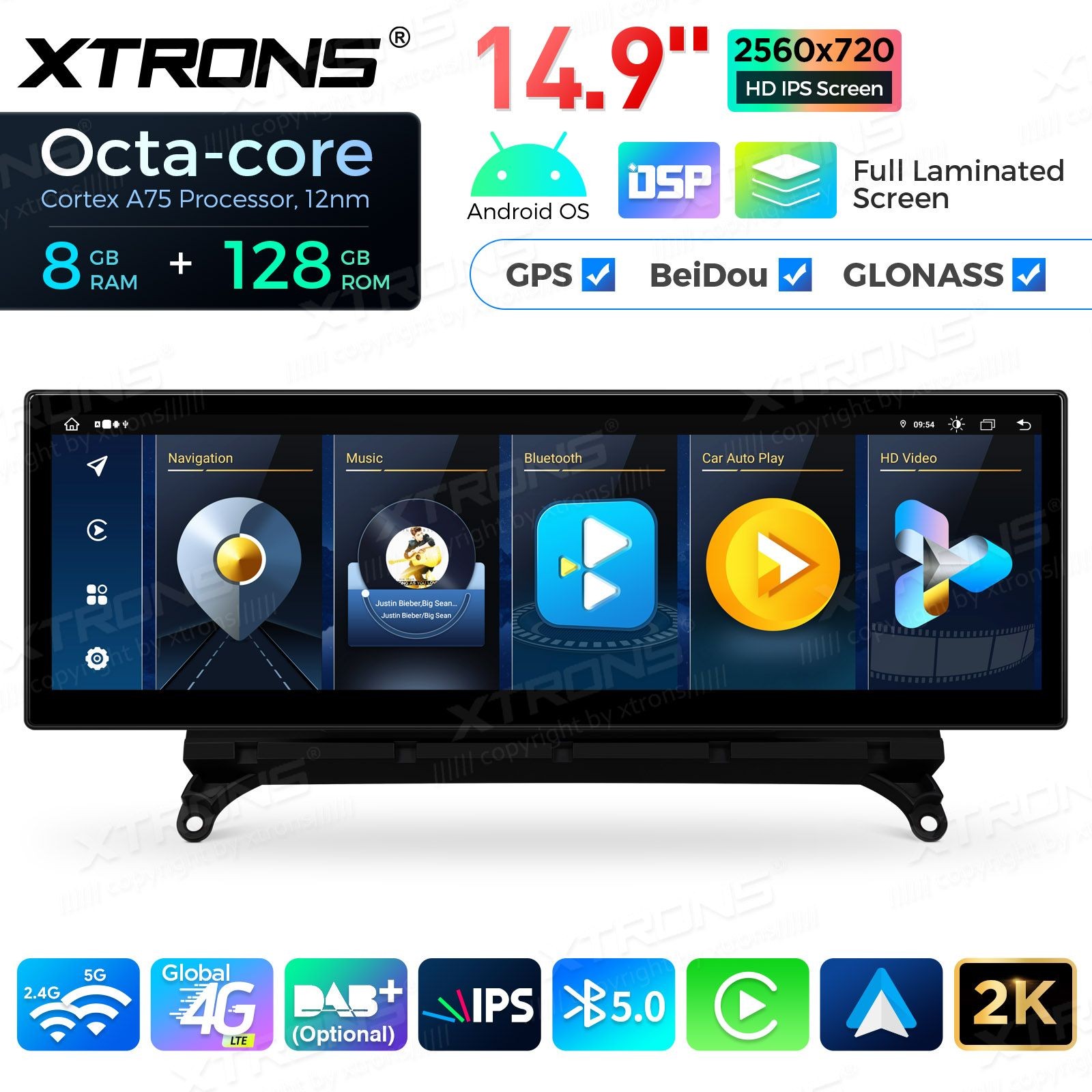 XTRONS QLBH44X3CI
