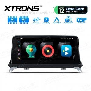 XTRONS QEB12X5CC 10.25" BMW X5 E70, X6 E71 Multimeedia Android 12.0 Octa-Core