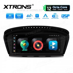 XTRONS QEB8260CI 8.8" BMW 3 Series E90 / 5 Series E60 CIC Multimeedia Android 12.0 Octa-Core