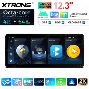XTRONS QLB22CCB12E92 12.3" BMW 3 E90, E91, E92, E93, M3 CCC Multimeedia Android 13.0 Octa-Core