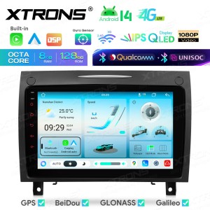 XTRONS IMHP94M350 9.0" Mercedes-Benz SLK R171 Multimeedia Android Octa-Core 4G