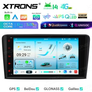XTRONS IMH84A3AL 8.0" AUDI A3, S3, RS3 Multimeedia Android 14.0 Octa-Core 4G