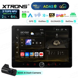 XTRONS DD129S 10.1" 1DIN Multimeedia Android 14.0 Octa-Core