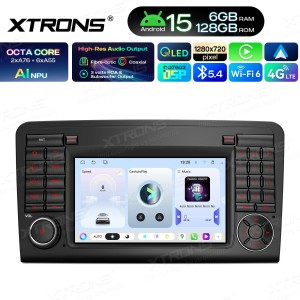 XTRONS UAH75M164L 7.0" Mercedes-Benz Multimeedia Android 15.0 Octa-Core 4G