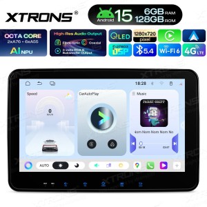 XTRONS TUAH122L 10.1" 2DIN Multimeedia Android 15.0 Octa-Core 4G