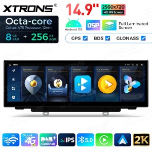 XTRONS QLBX44EVSVL 14.9" BMW 7 Seeria G11, G12, G13 EVO Multimeedia Android 14.0 Octa-Core 4G